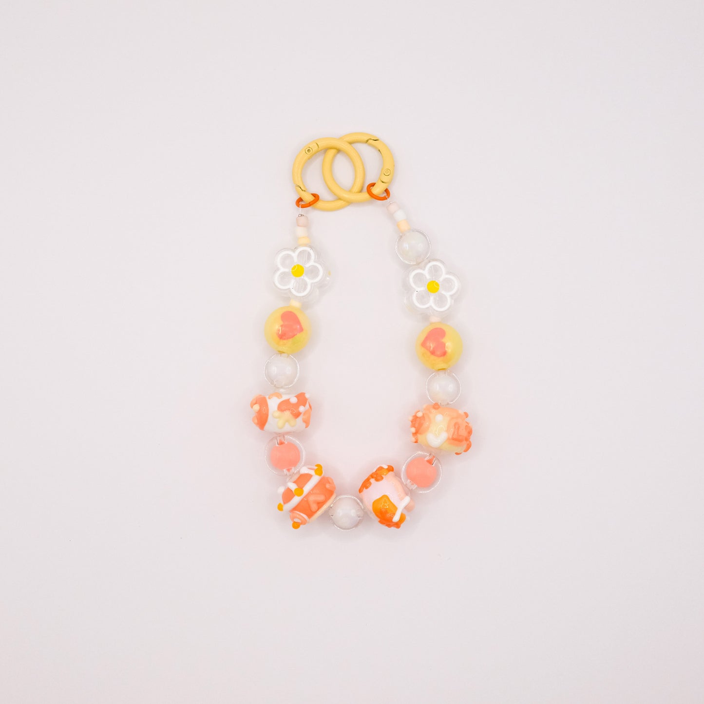 Orange Beaded Chain 🍊✨