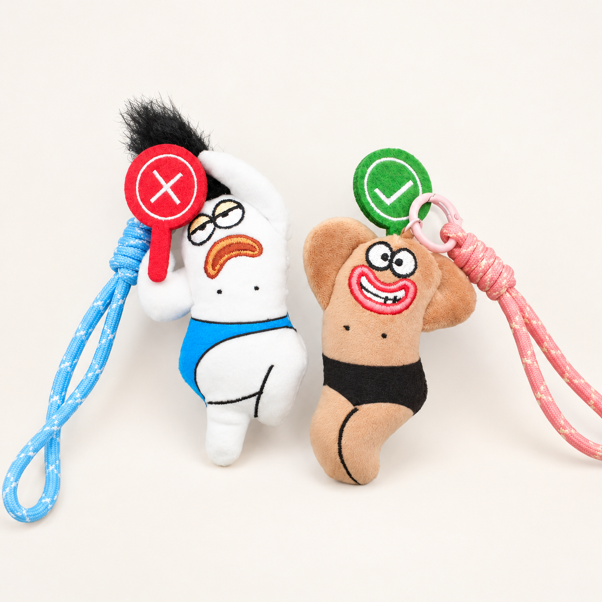No Thanks & Let’s Go Bag Charms