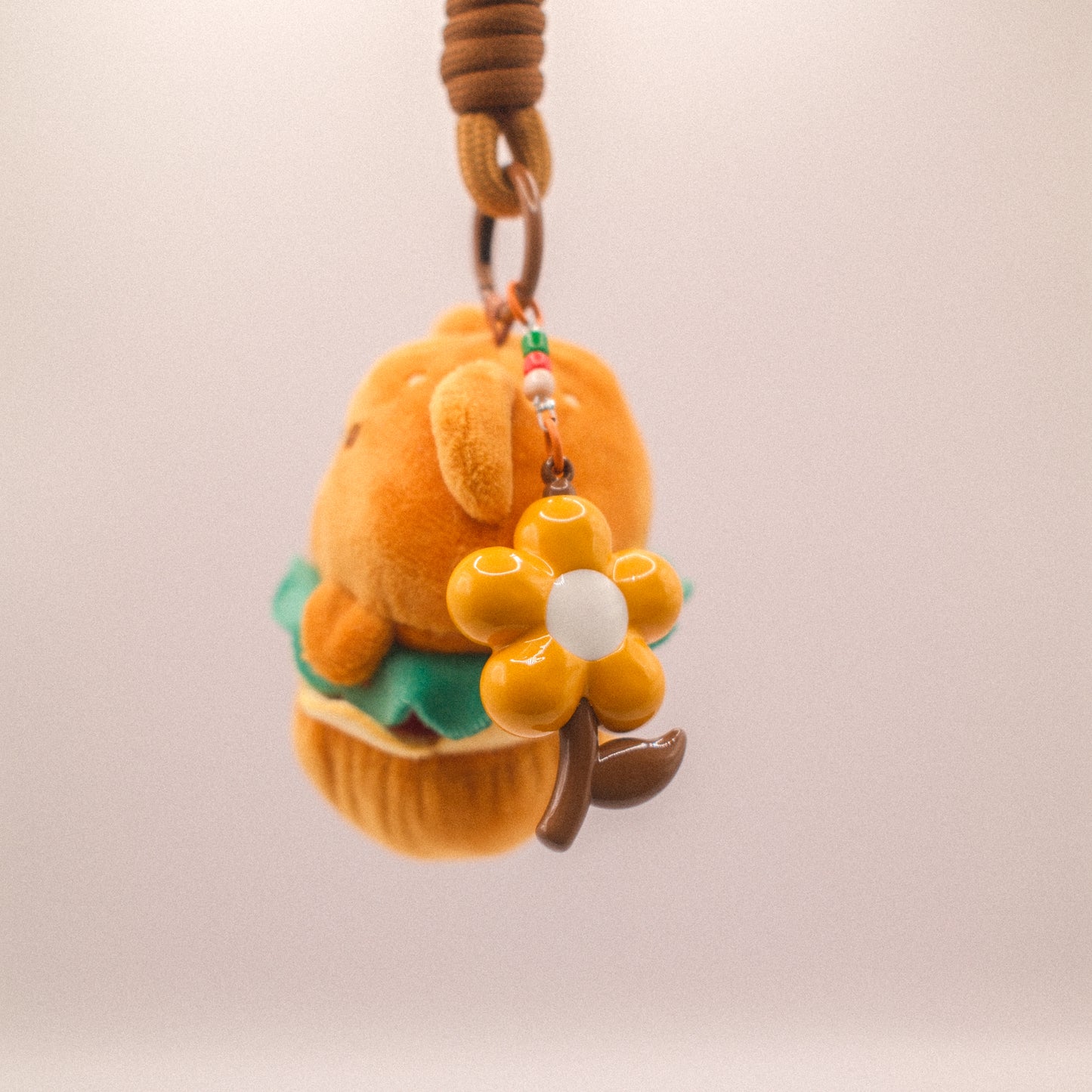 Bear Burger Bag Charm