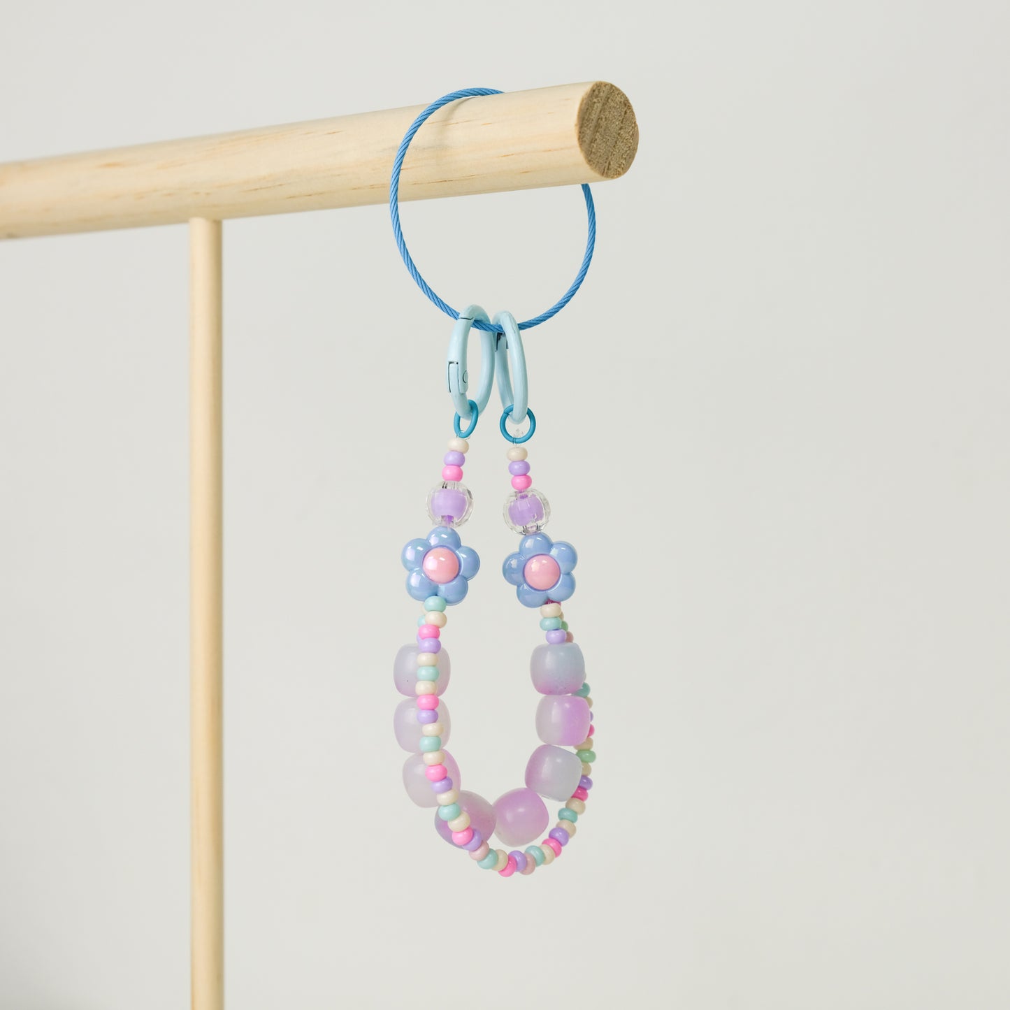 Blue Blossom Duo Beaded Chain
