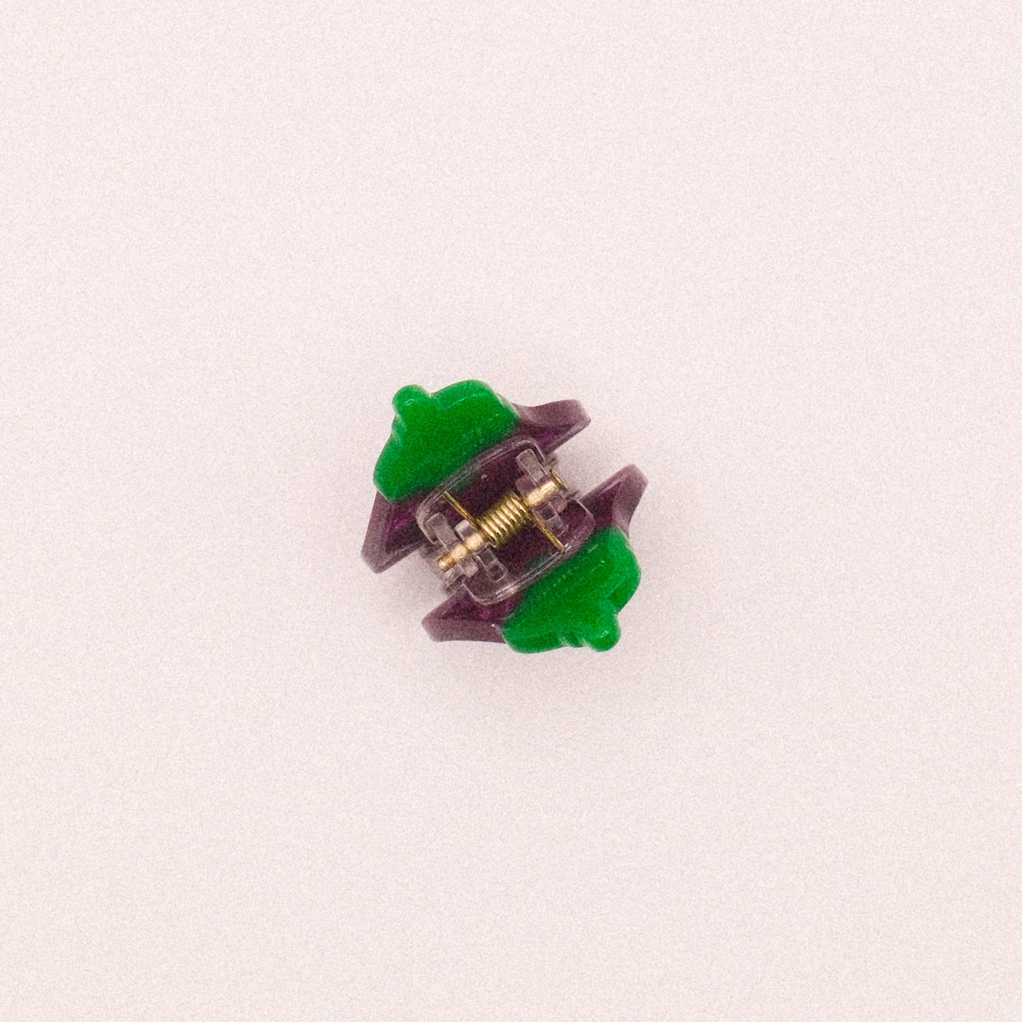 Eggplant Mini Hair Claw