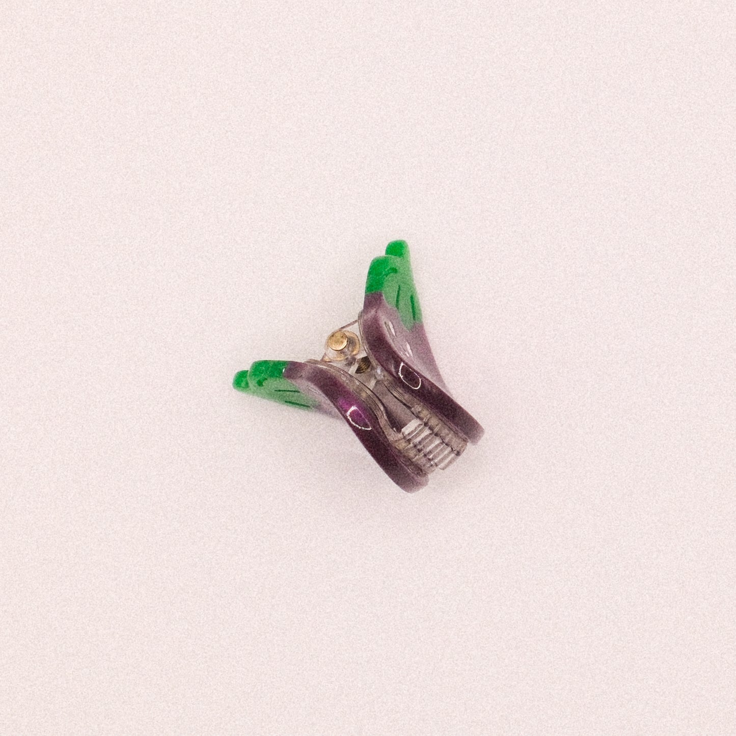 Eggplant Mini Hair Claw