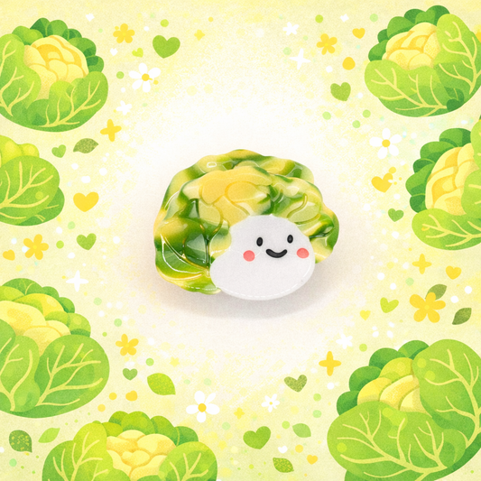 Cabbage Mini Hair Claw