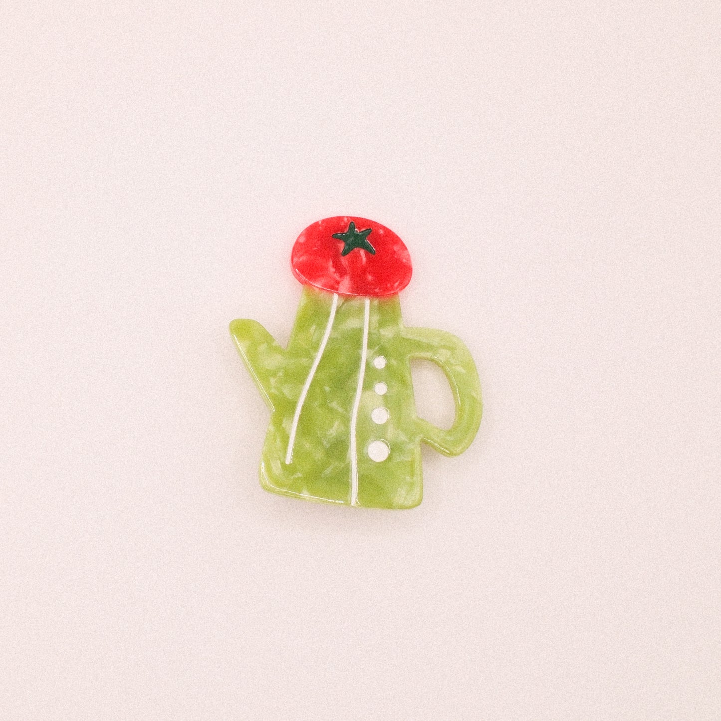 Tomato Cactus Hair Clip