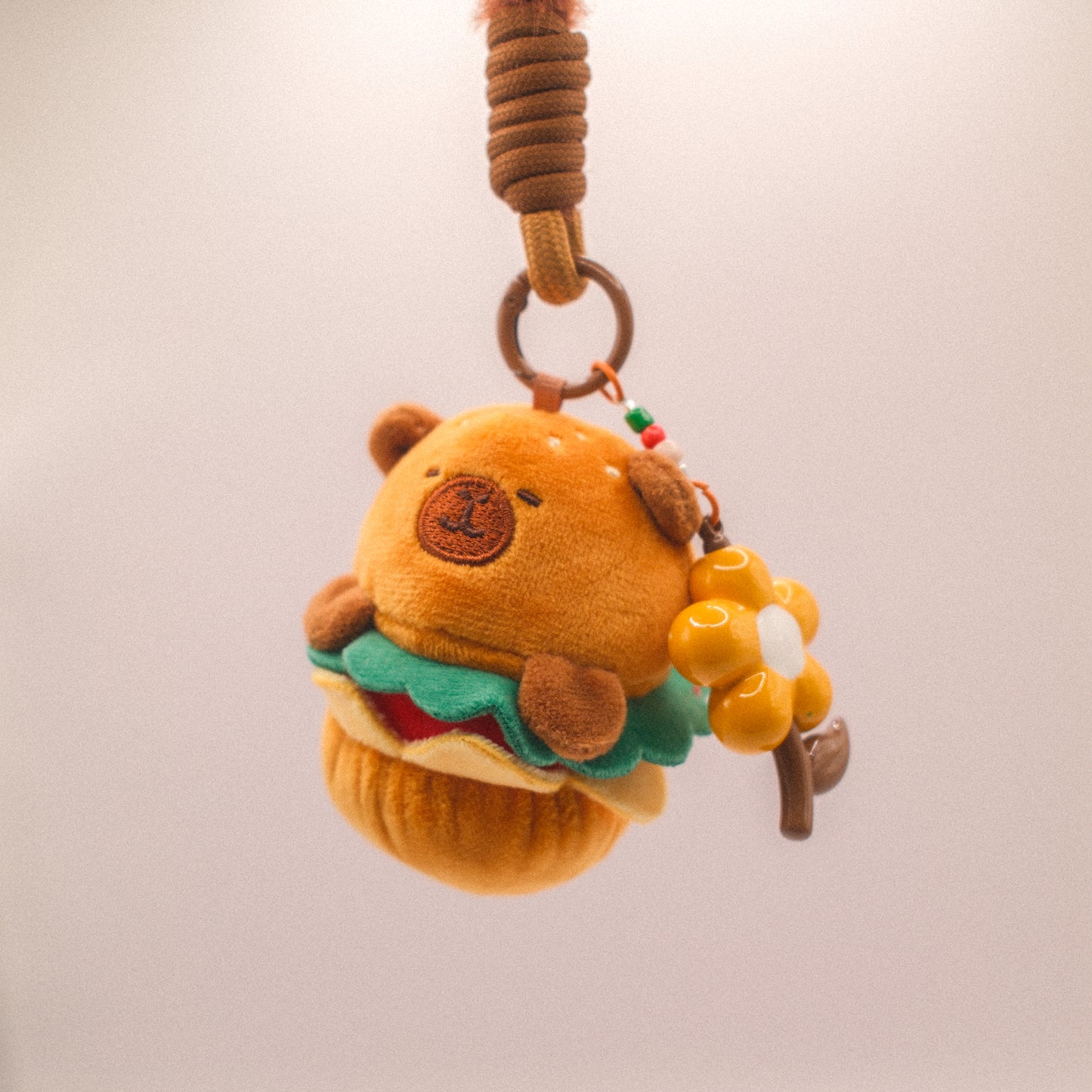 Capybara Burger Bag Charm