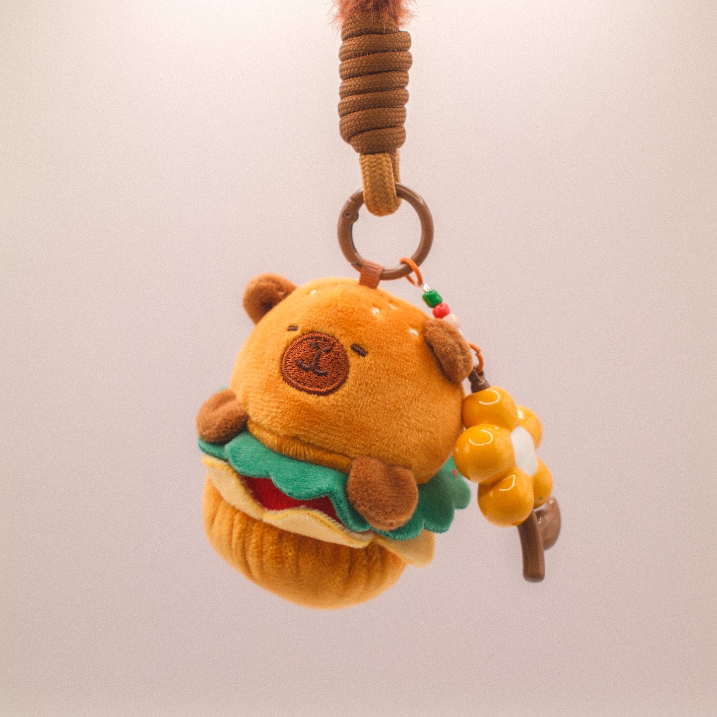 Capybara Burger Bag Charm