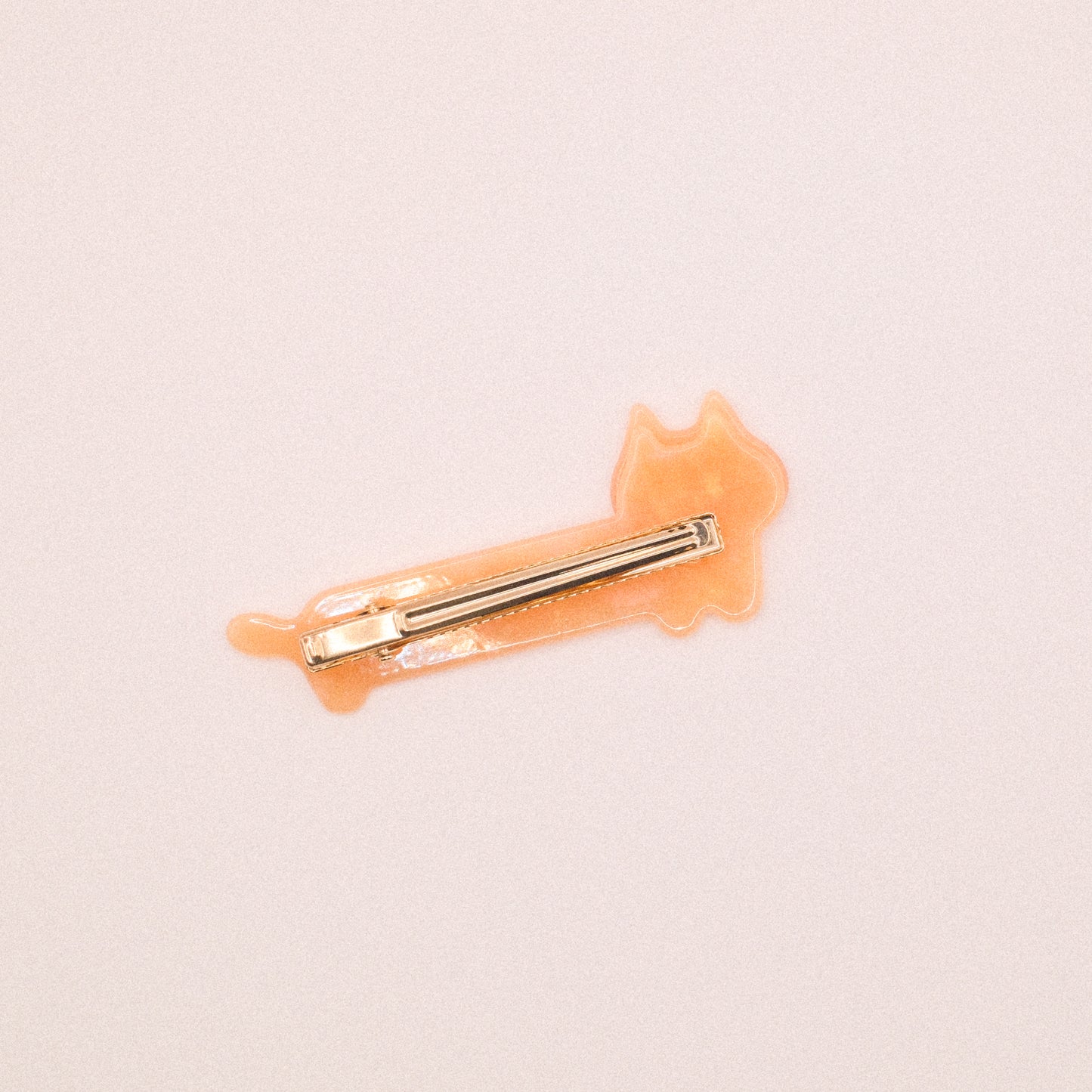 Peach Blush Cat Hair Clip