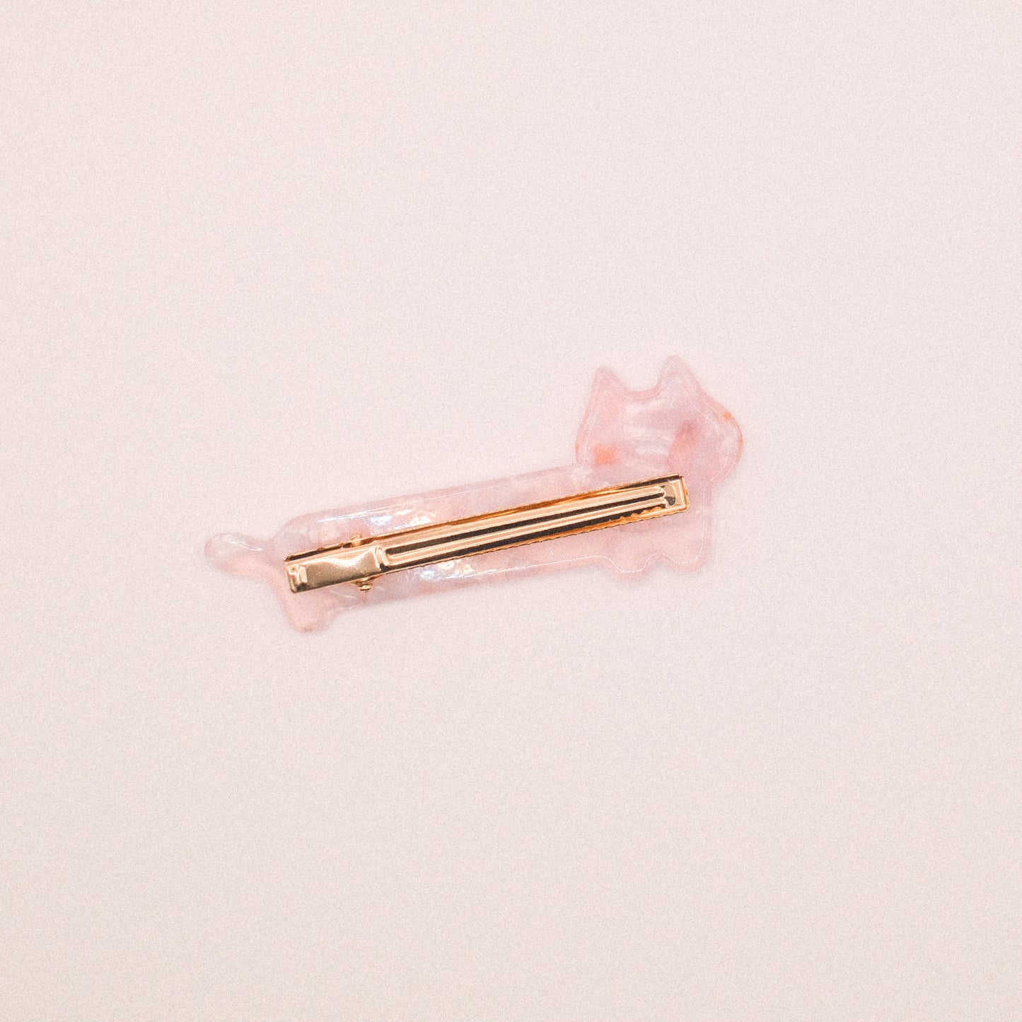 Cotton Candy Pink Cat Hair Clip