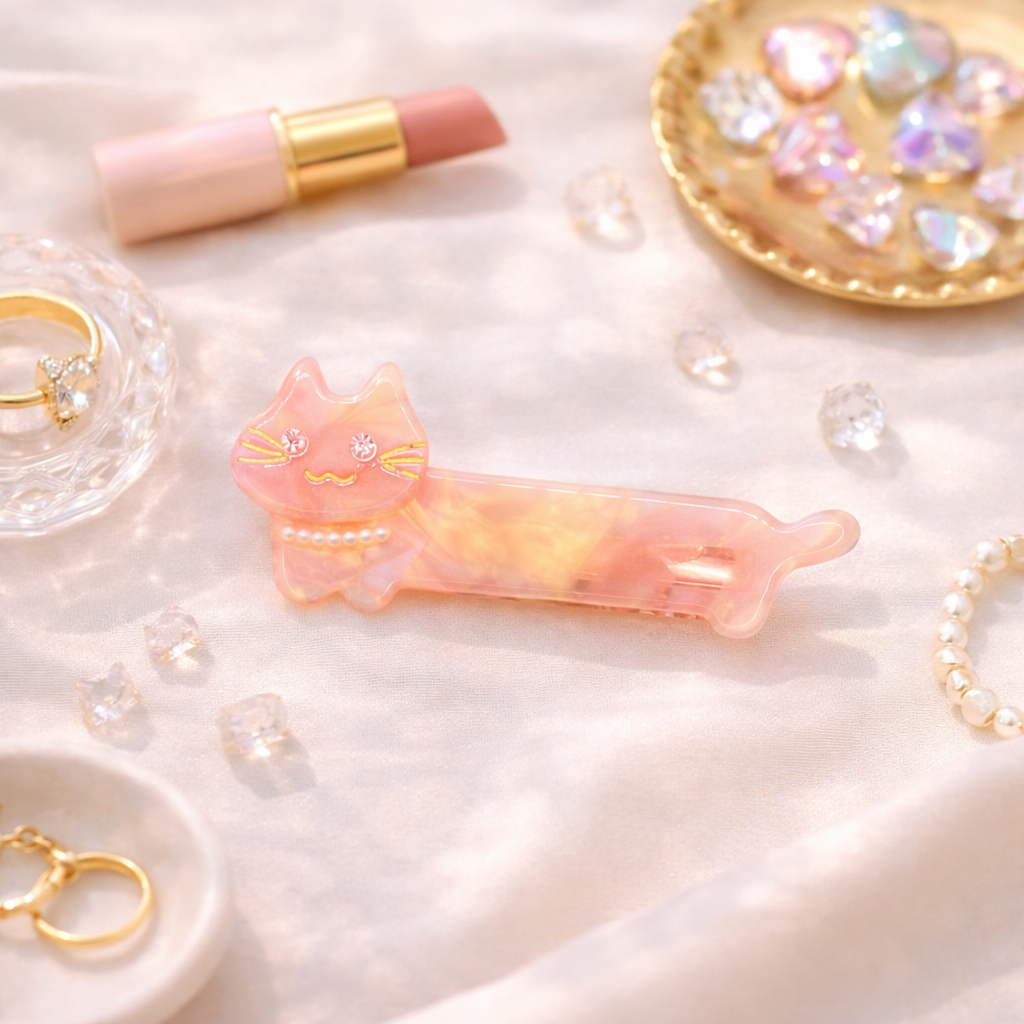 Sunset Sorbet Cat Hair Clip