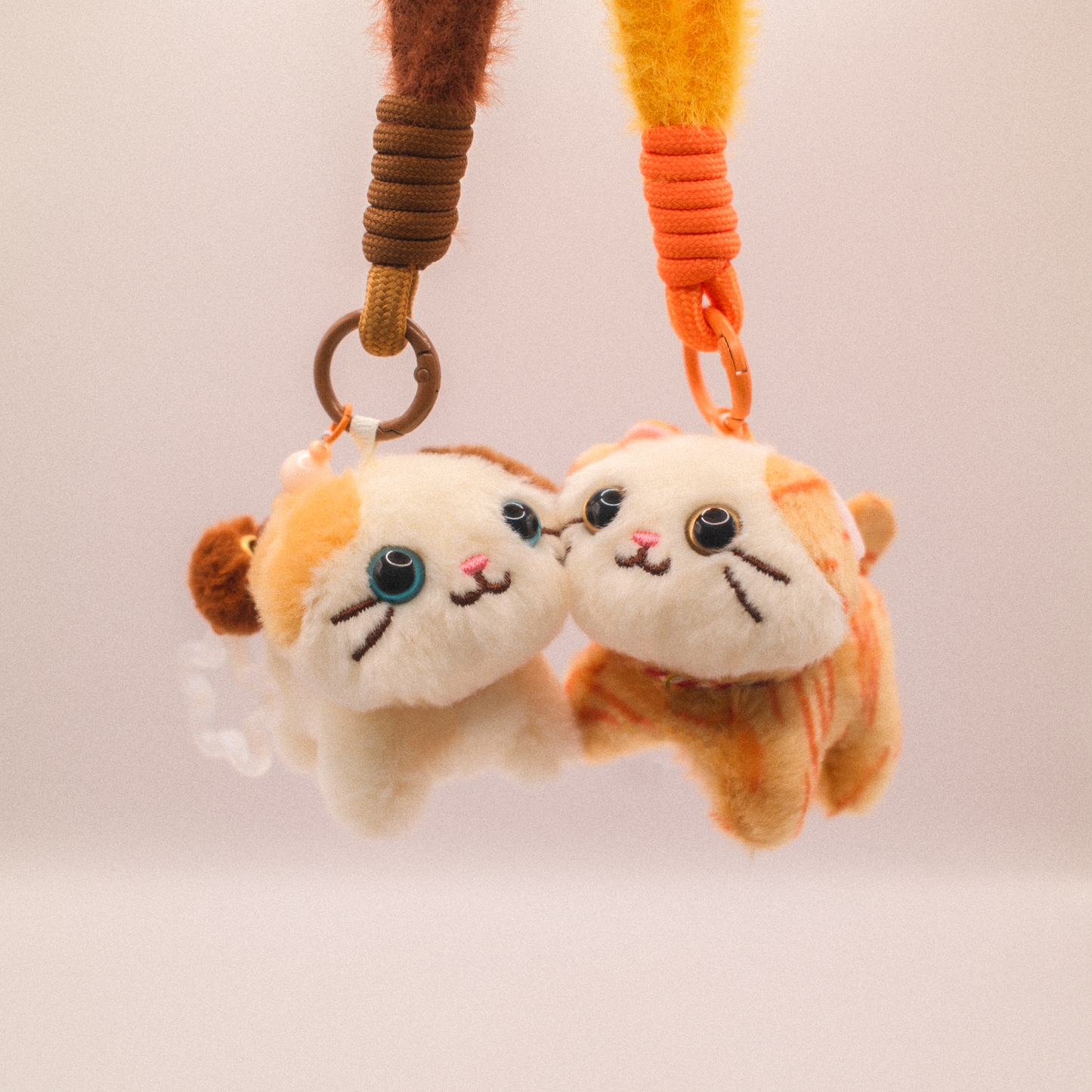 Calico & Ginger Cat Buddies Charm