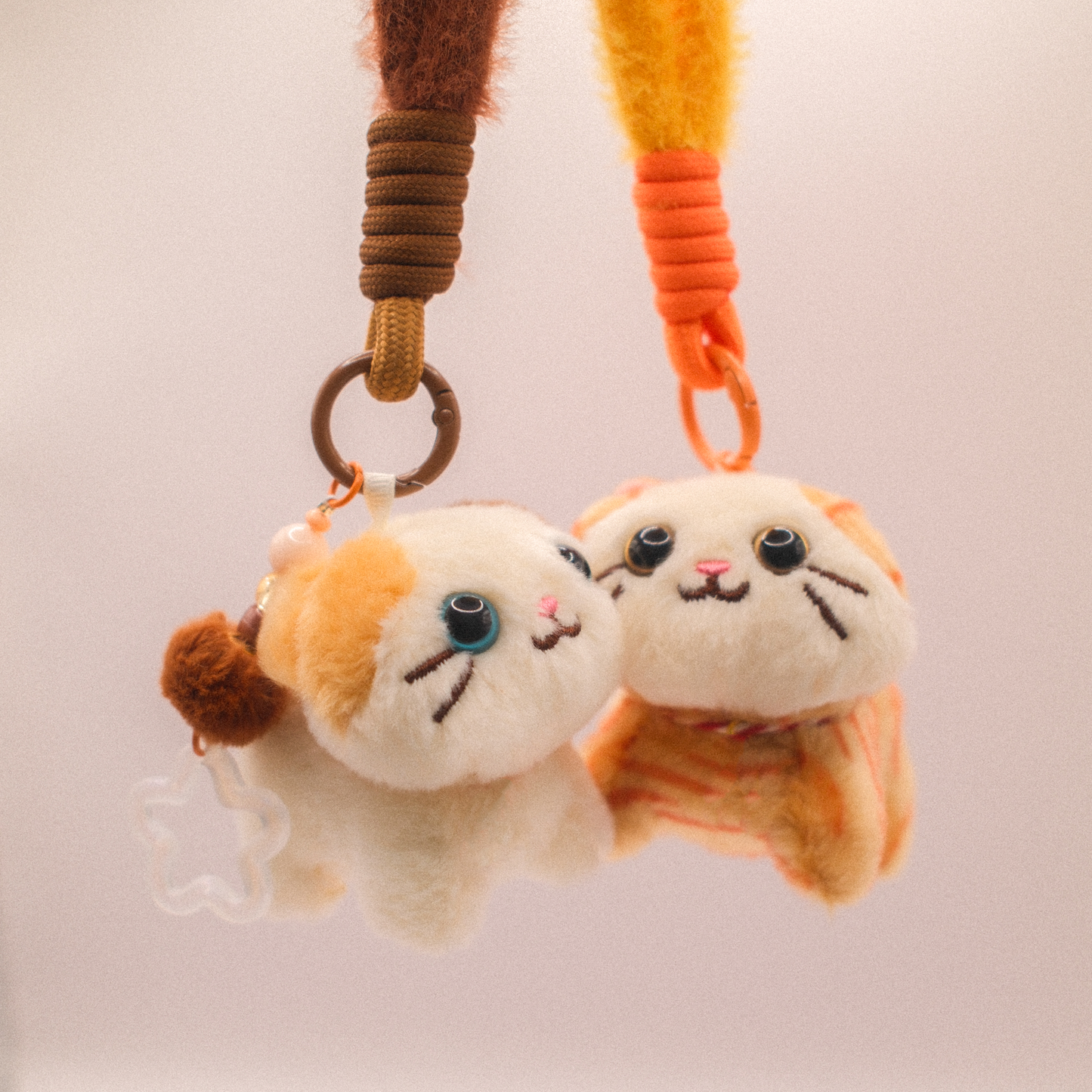Calico & Ginger Cat Buddies Charm