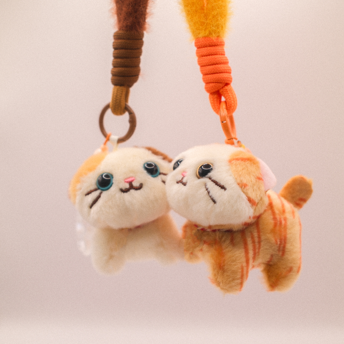 Calico & Ginger Cat Buddies Charm
