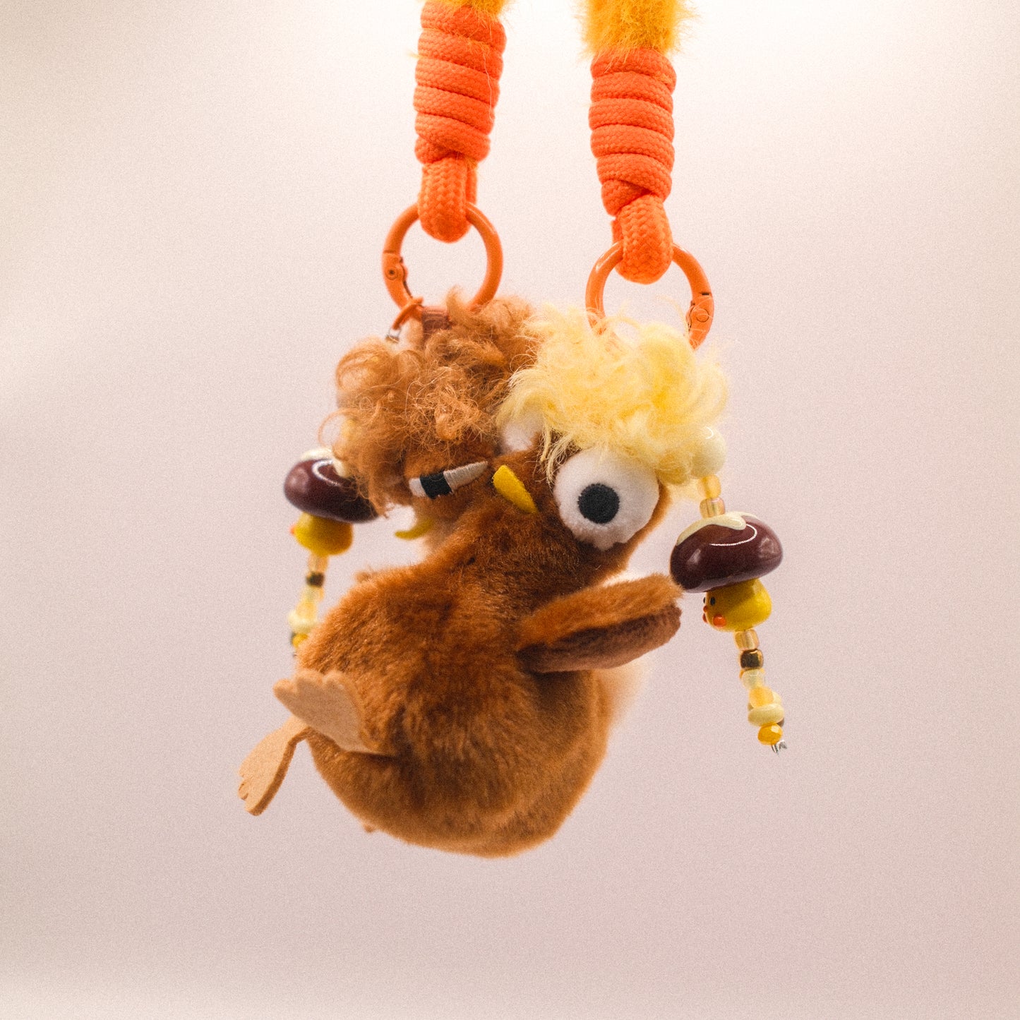 Mad Hair Chicken Buddies Charm
