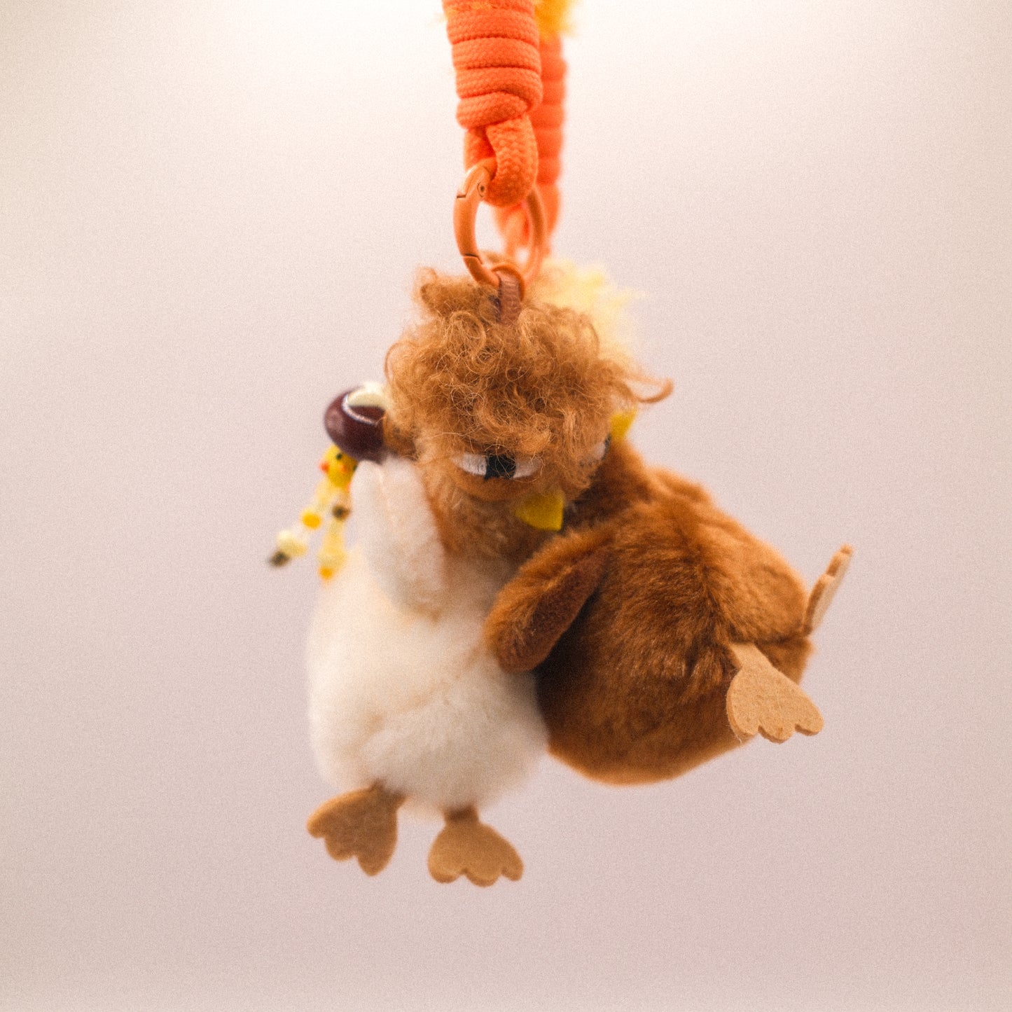 Mad Hair Chicken Buddies Charm