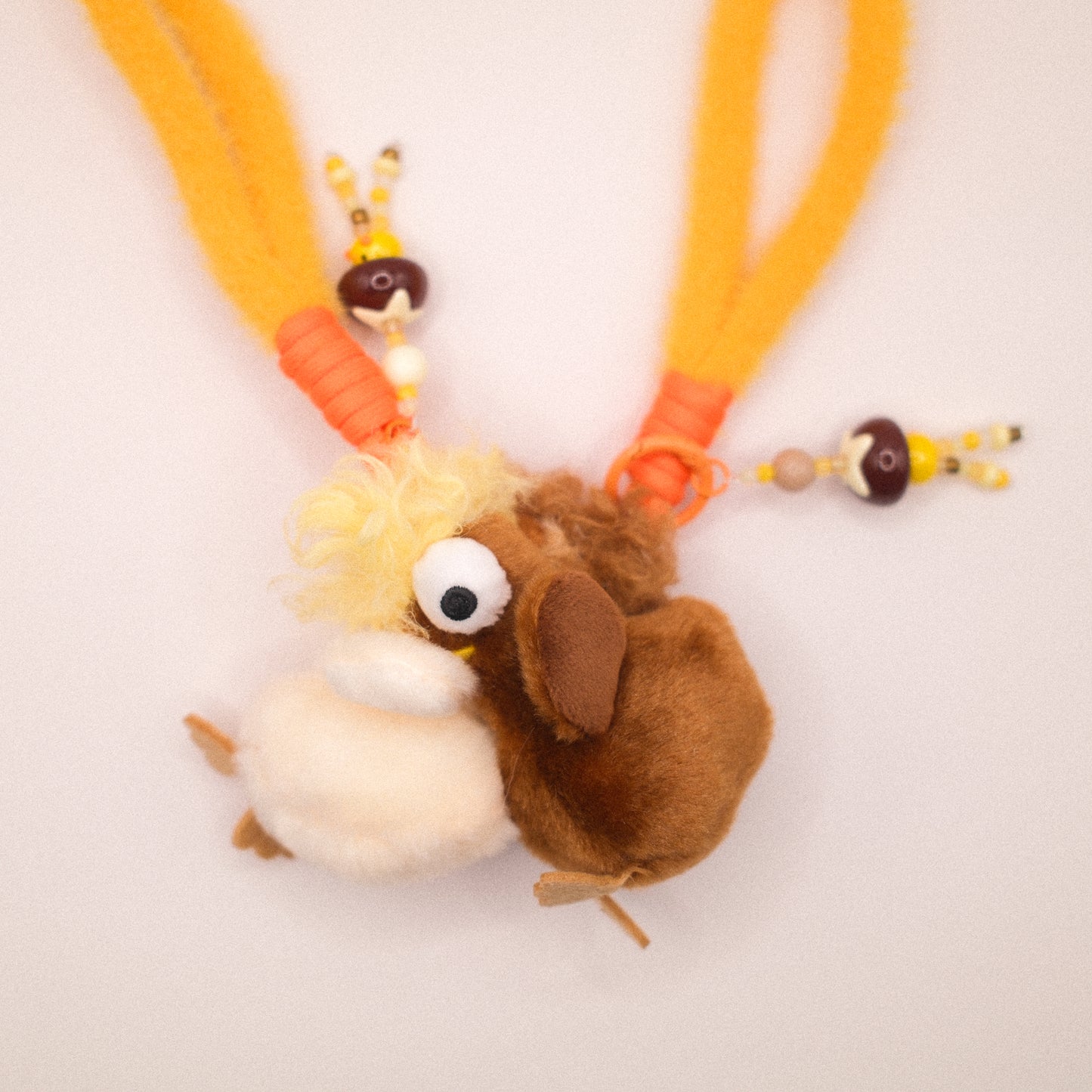 Mad Hair Chicken Buddies Charm