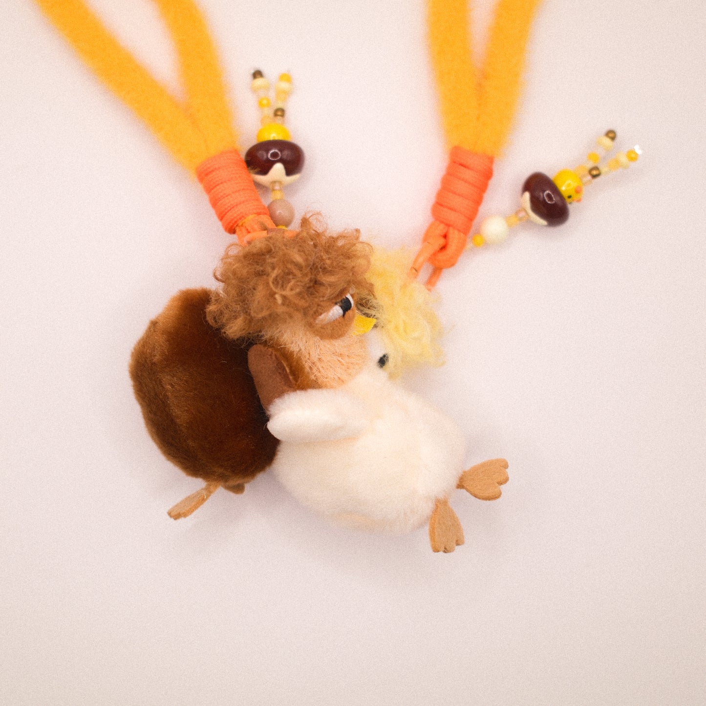 Mad Hair Chicken Buddies Charm
