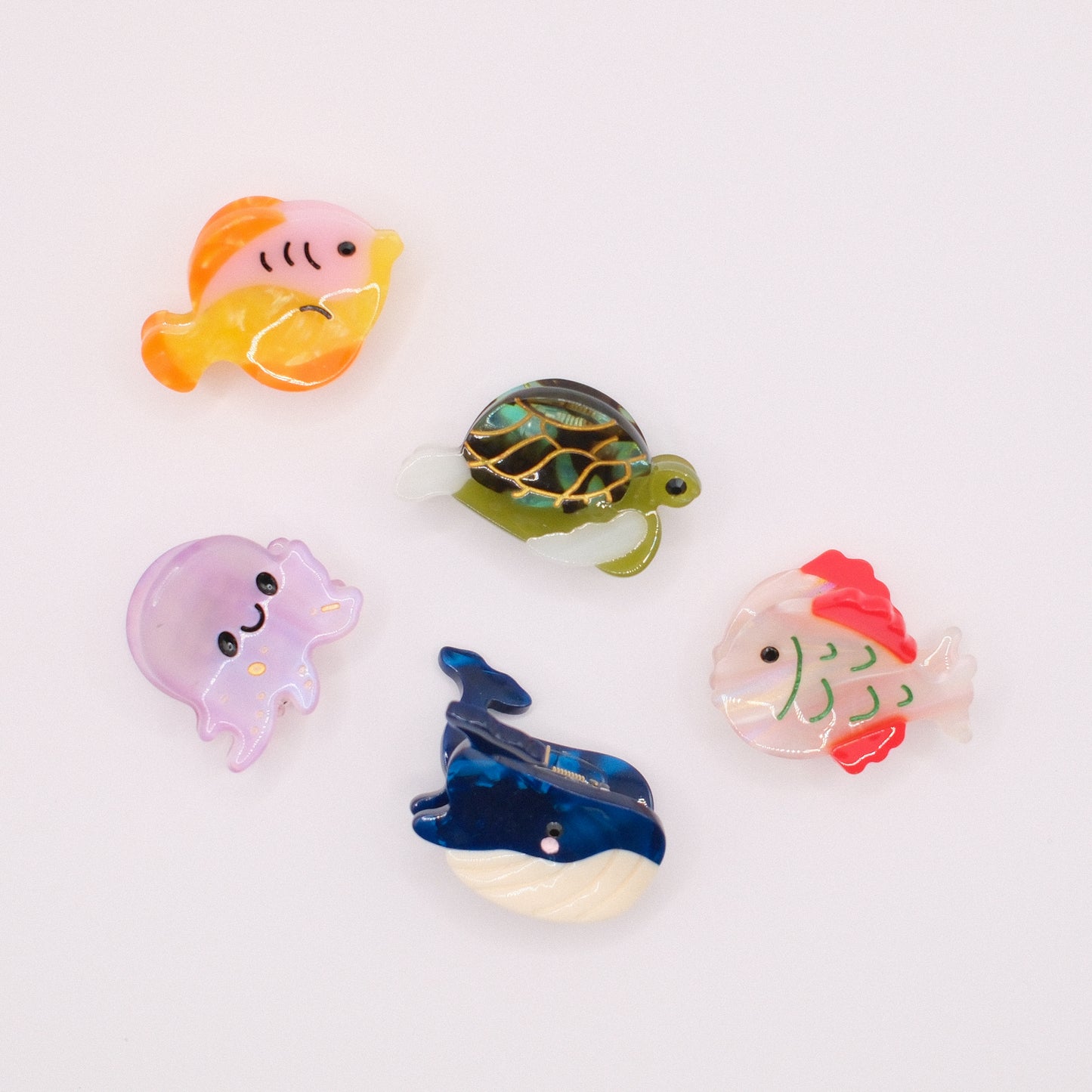 Mini Sea Creatures II Hair Claw Clip