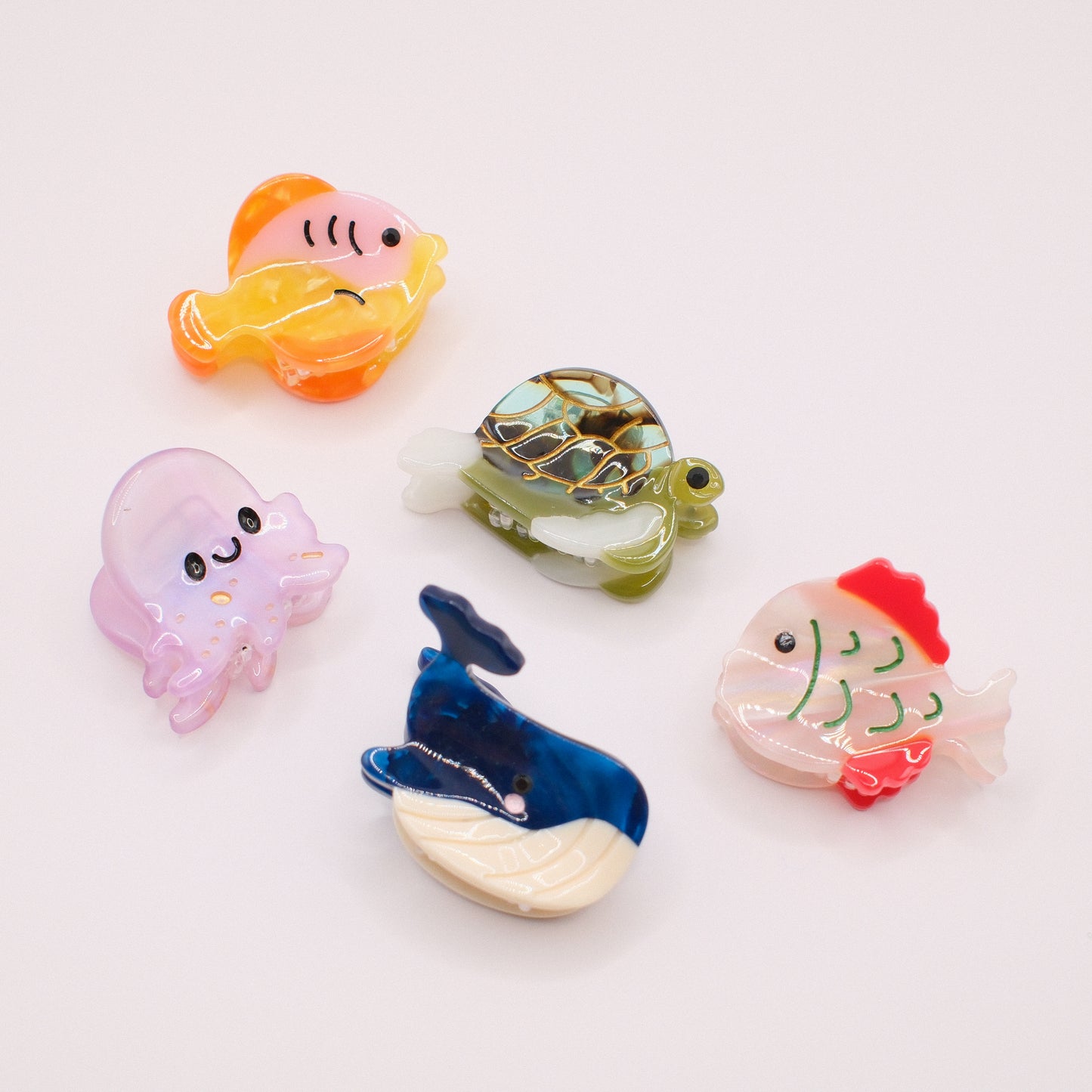 Mini Sea Creatures II Hair Claw Clip
