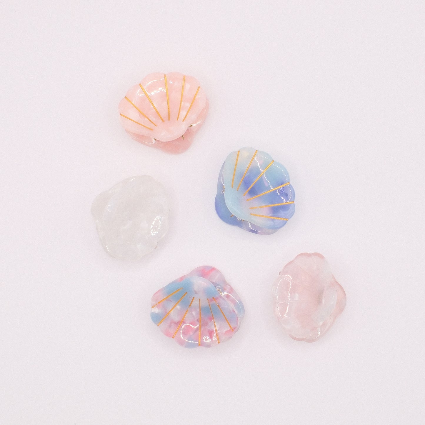 Mini Seashell Hair Claw Clip
