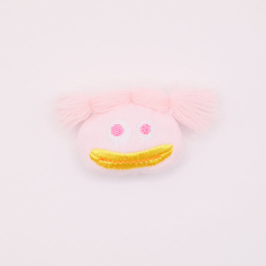 Pink Pigtail Mischief Brooch
