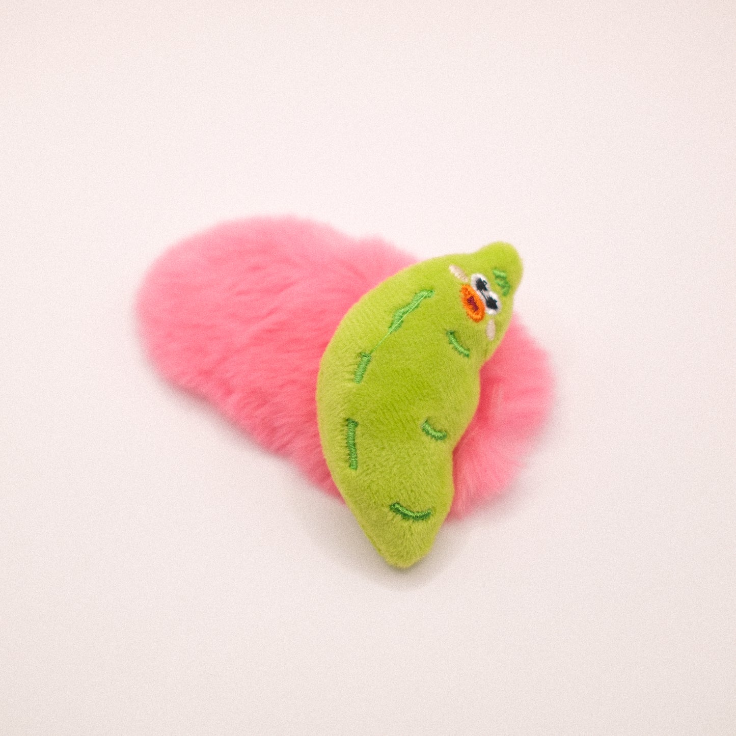 Ms Pea Furry Side Hair Clip