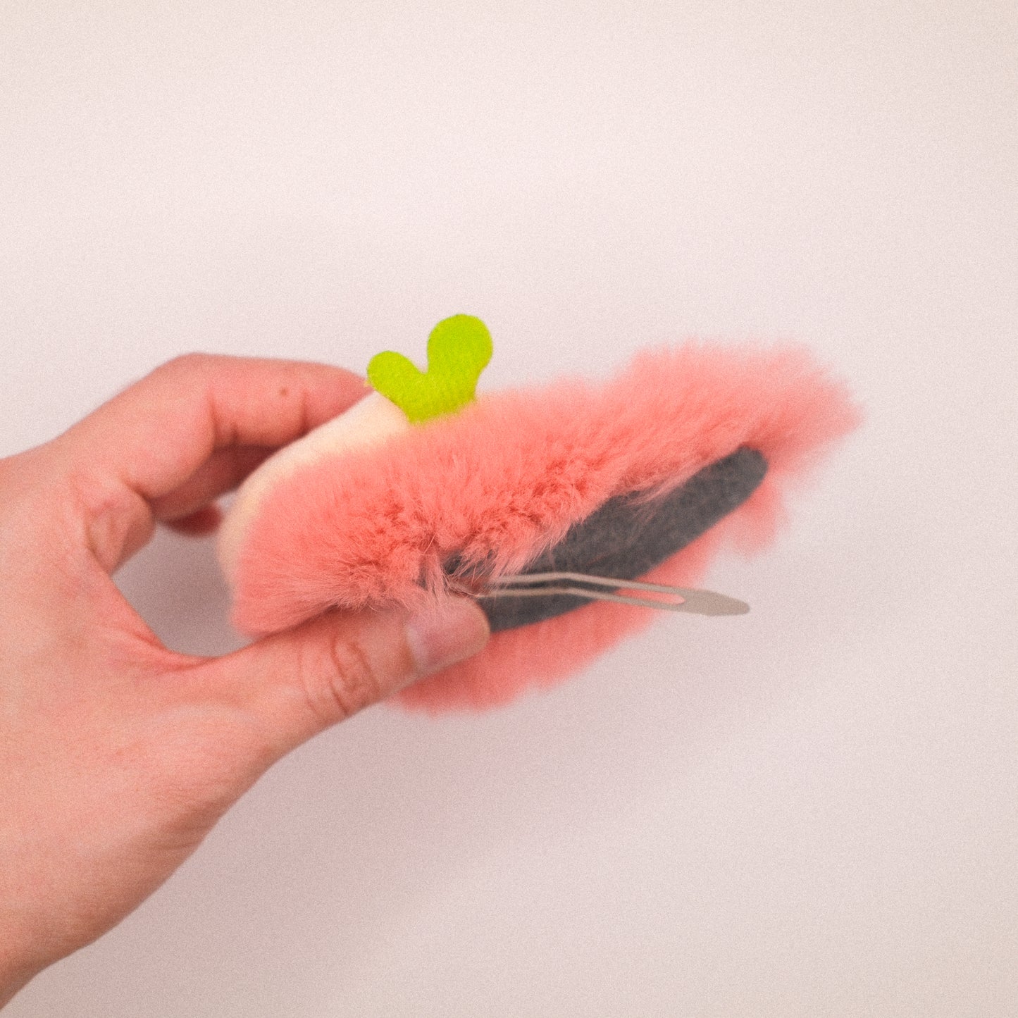 Mr Garlic Furry Side Hair Clip