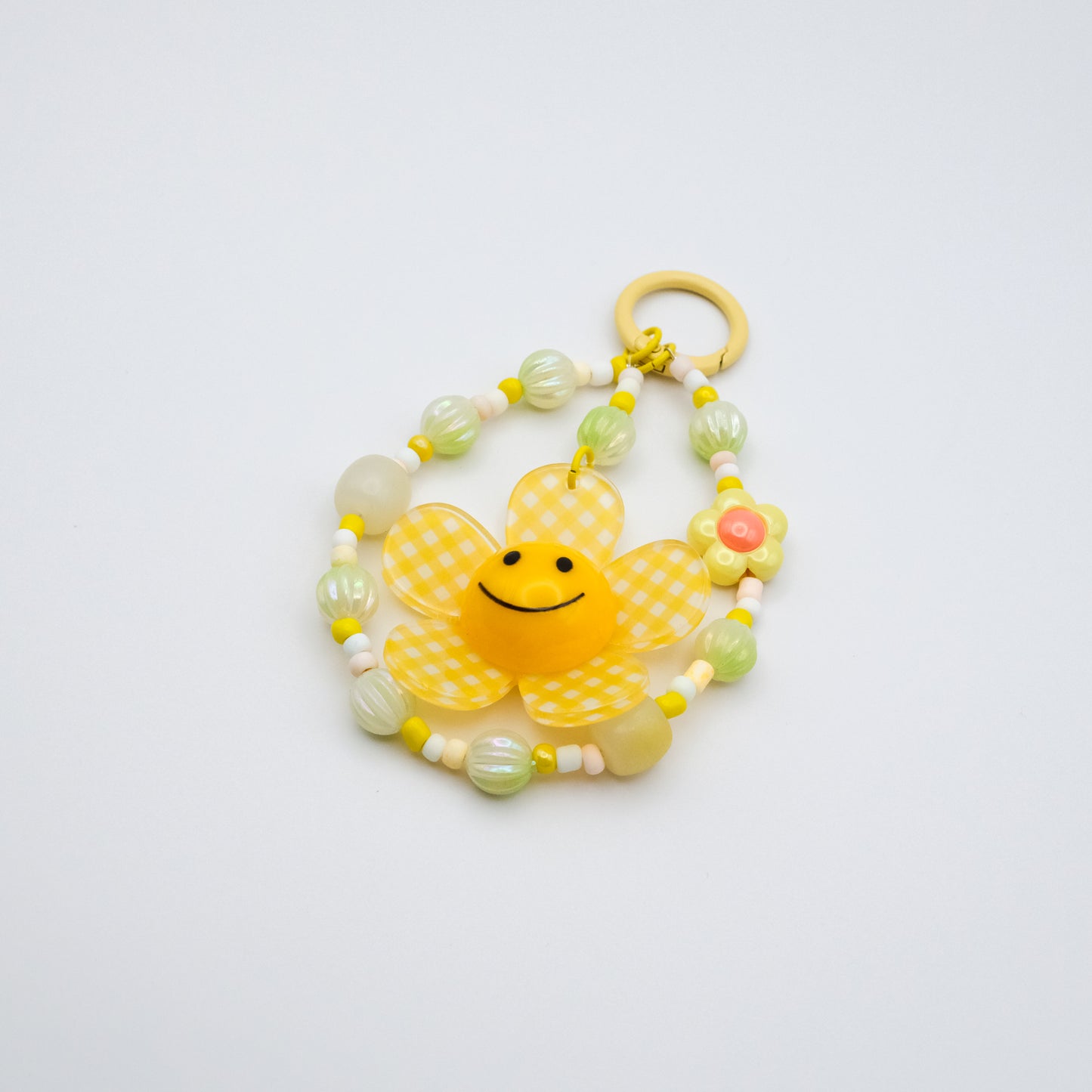 Yellow Happy Checkerbloom Charm