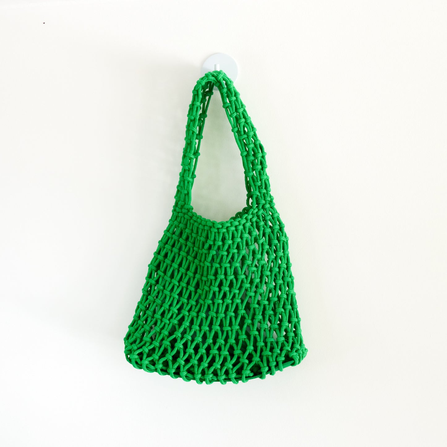 Green Braided Rope Handbag