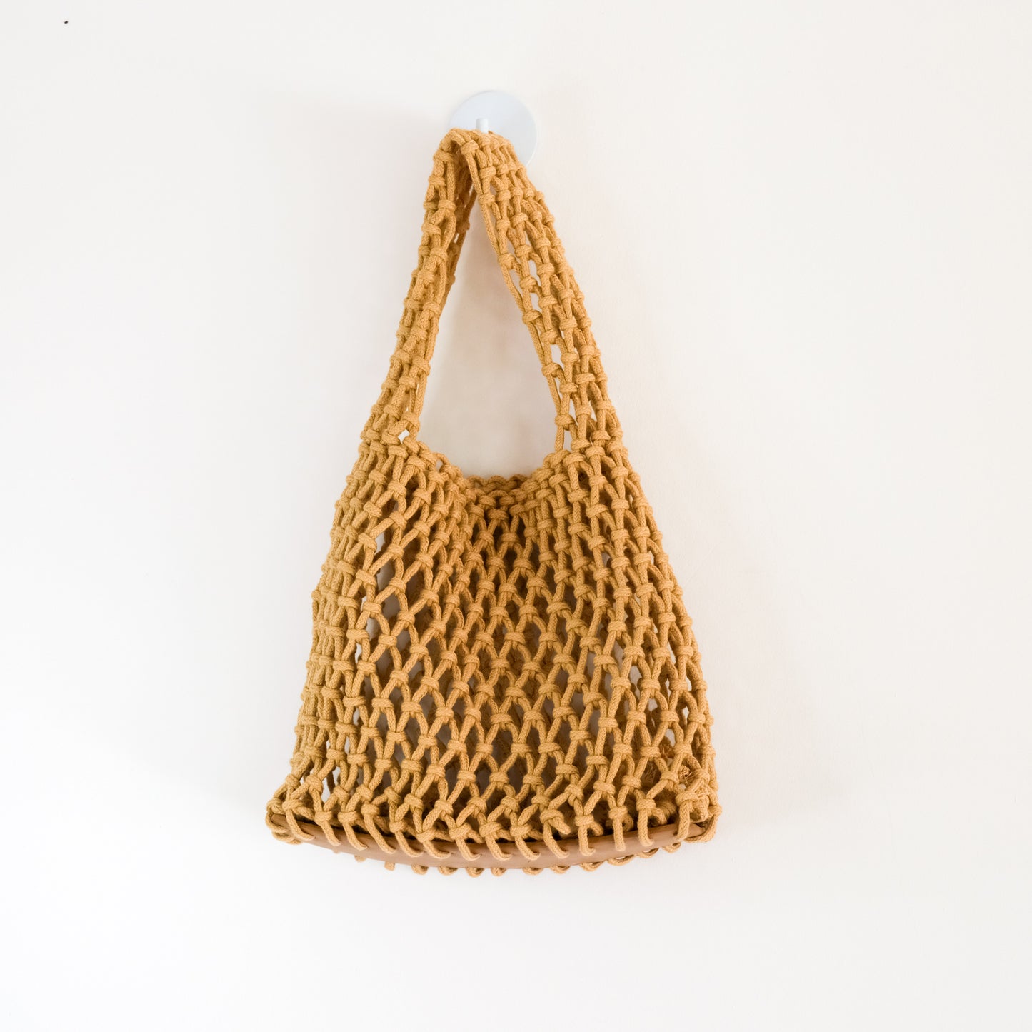 Khaki Braided Rope Handbag