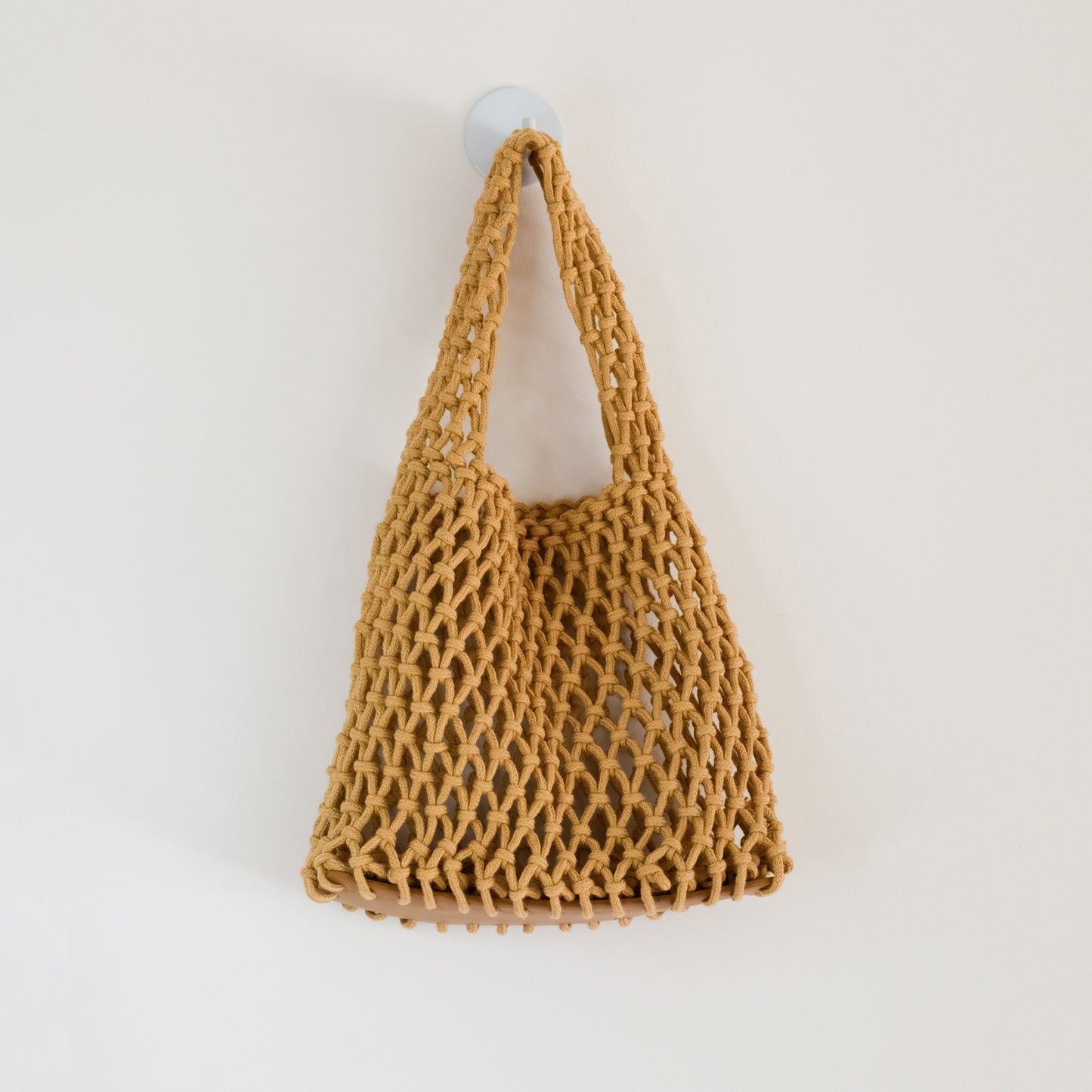 Khaki Braided Rope Handbag