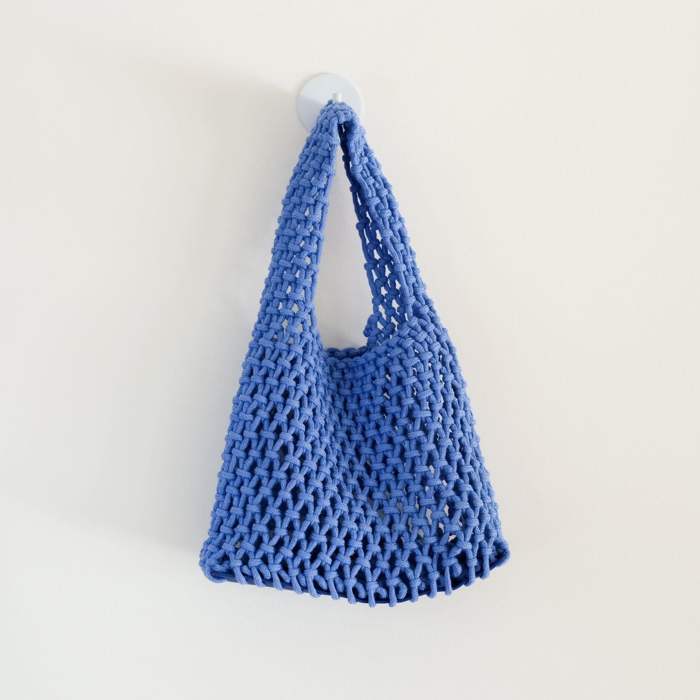 Blue Braided Rope Handbag