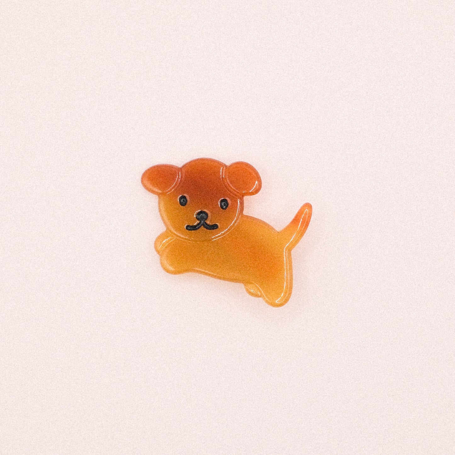 Golden Puppy Hair Clip