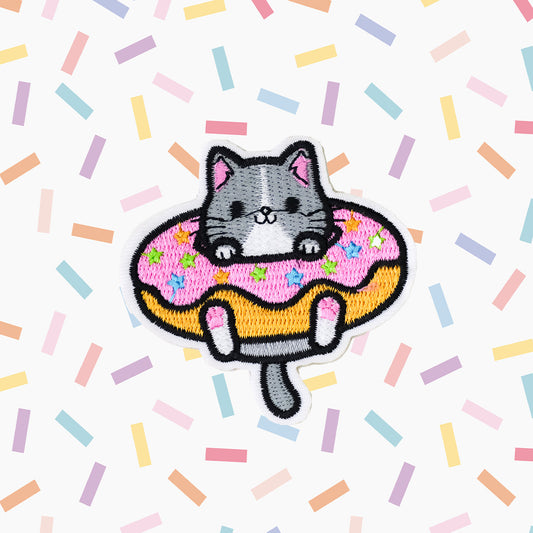 Cat in a Donut