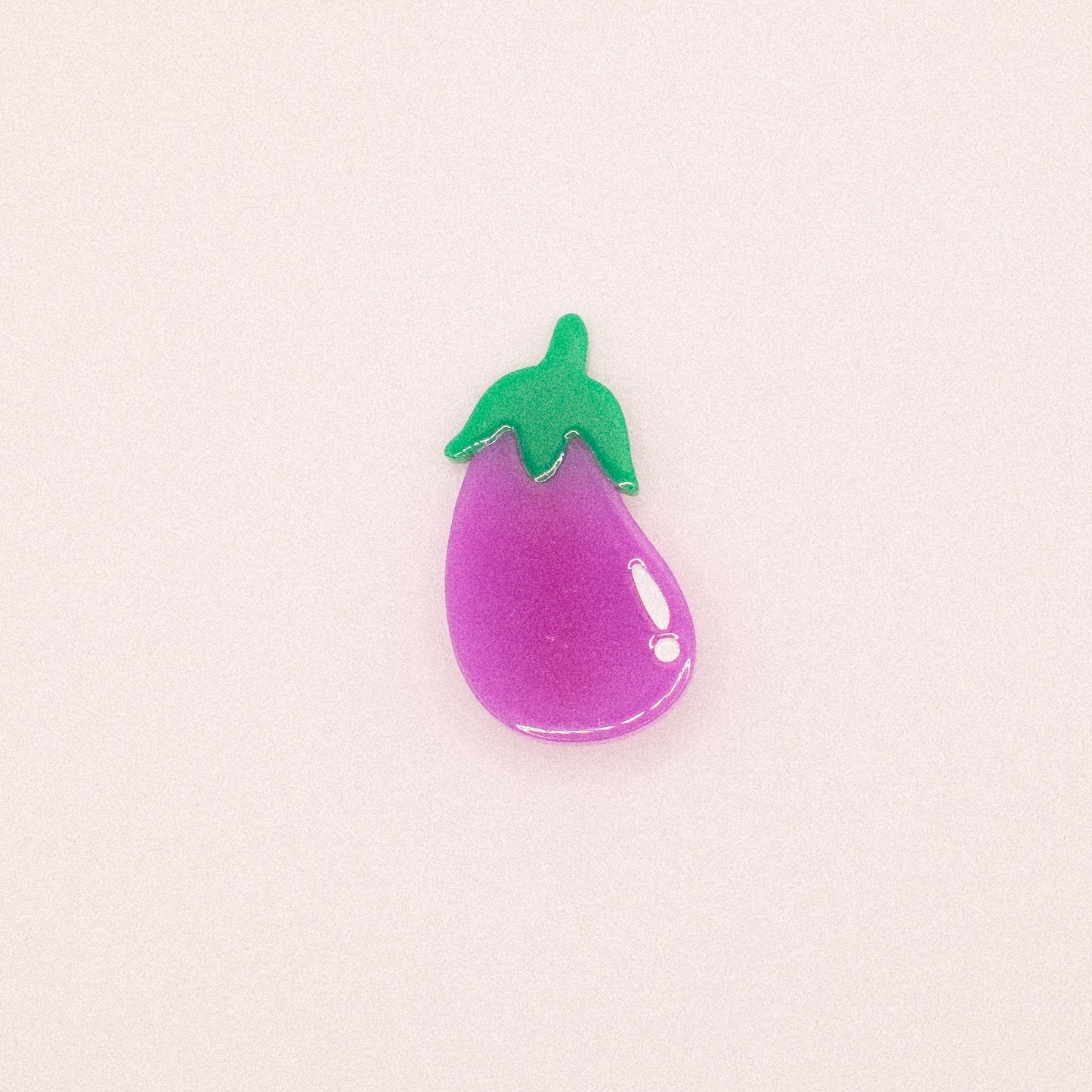 Eggplant Side Hair Clip