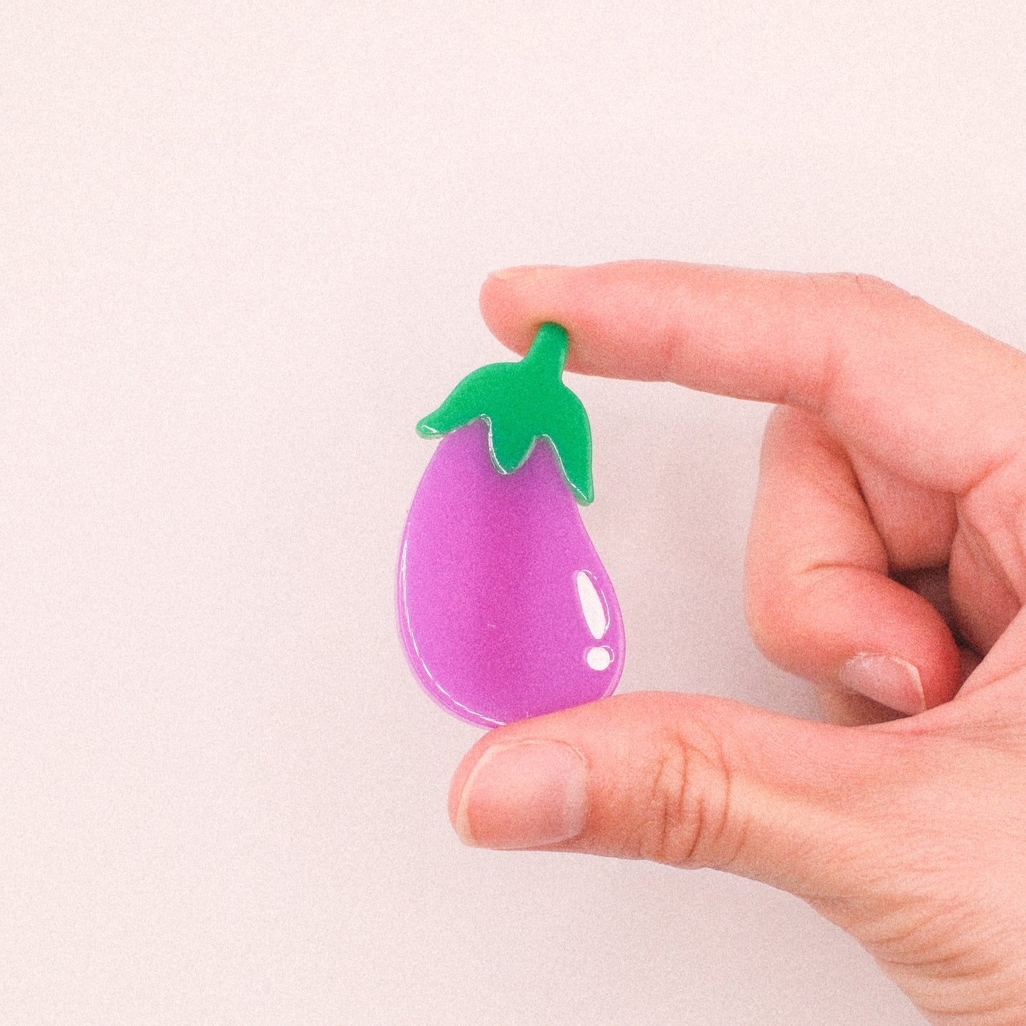 Eggplant Side Hair Clip