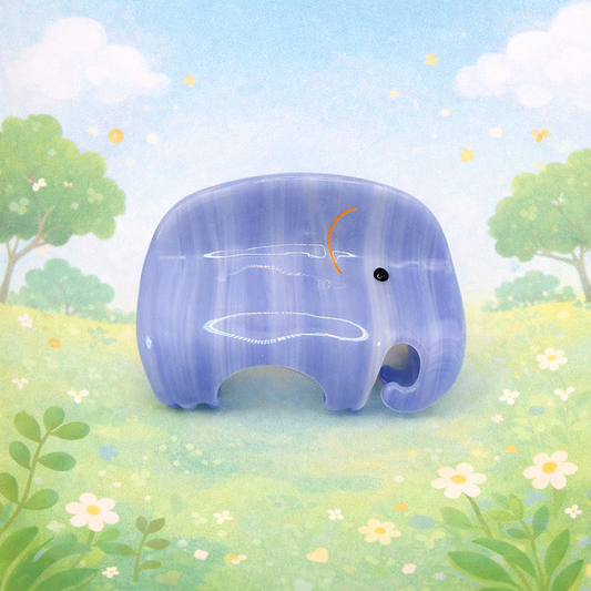 Blue Elephant Hair Claw