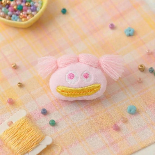 Pink Pigtail Mischief Brooch