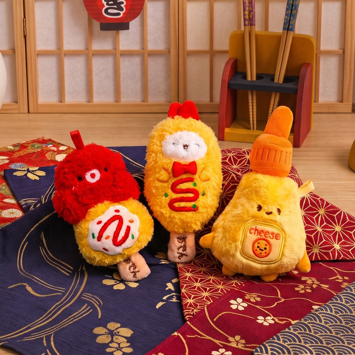 Fried Ebi Gel Pen Bag Charm