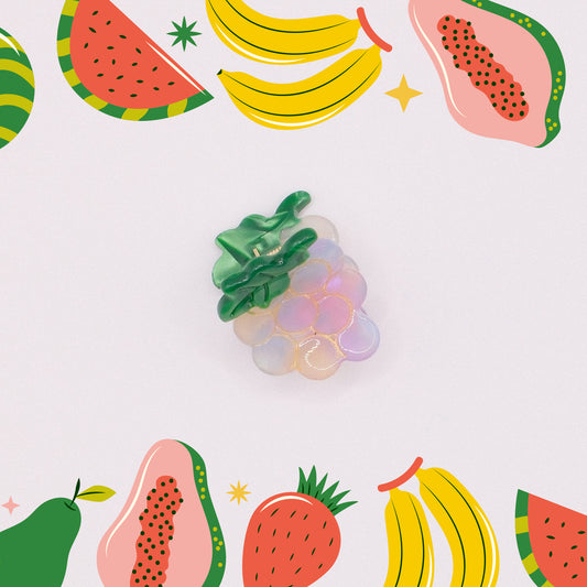 Grape Mini Hair Claw