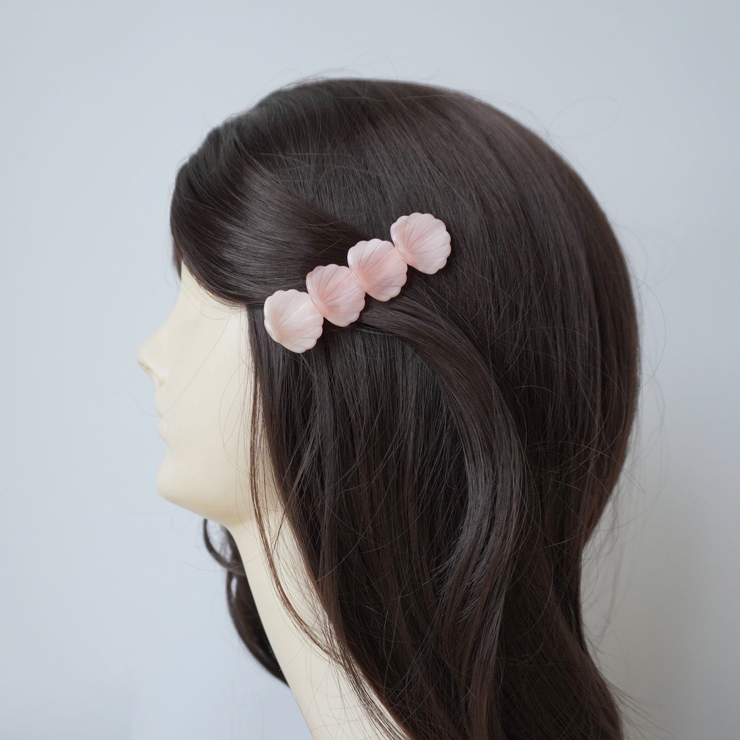 Seashell Hair Clip Pink 🐚🌸