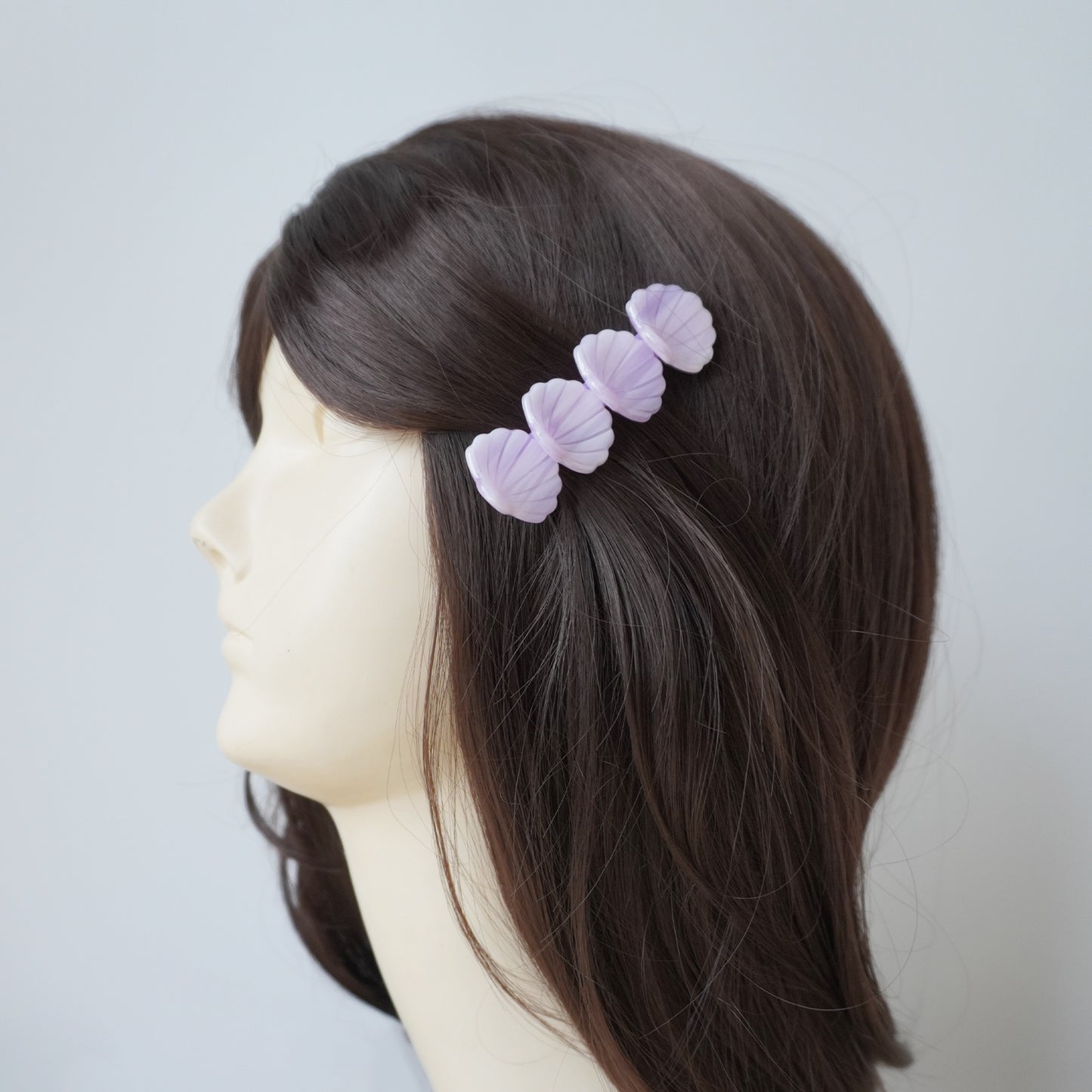 Seashell Hair Clip Lilac 💜