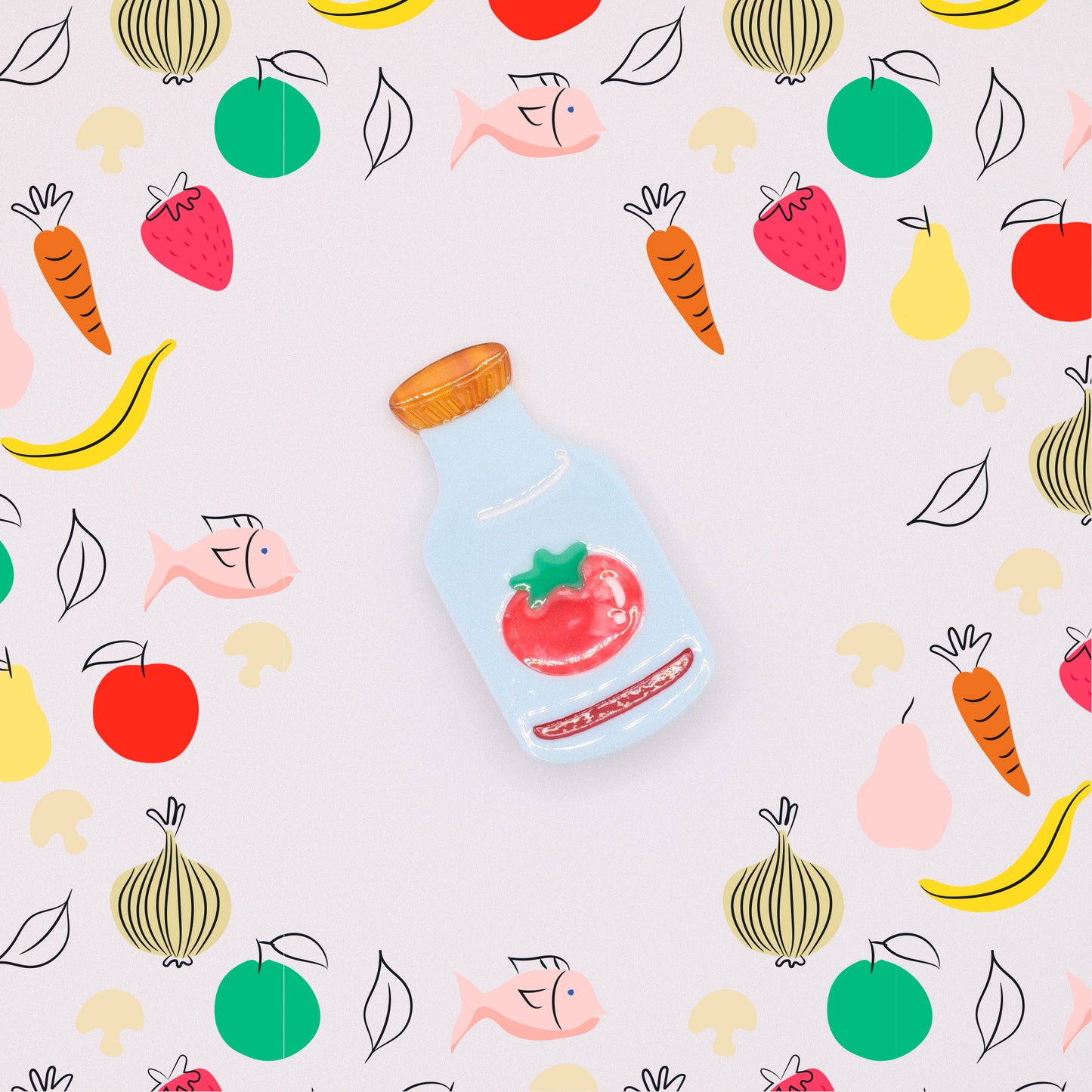 Tomato Ketchup Hair Clip 🍅