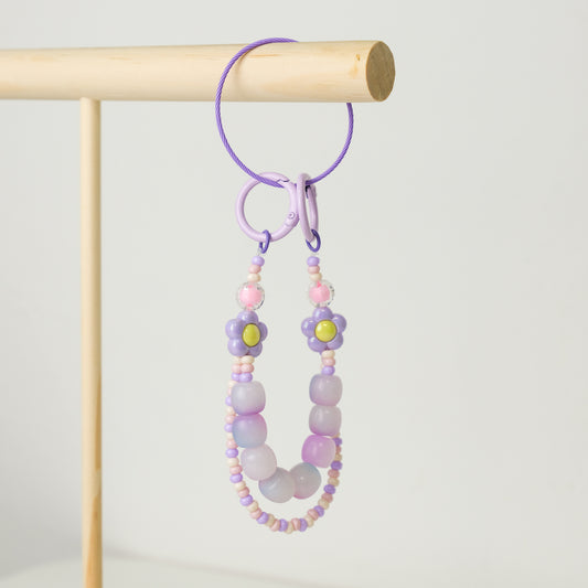 Lilac Blossom Duo Beaded Chain