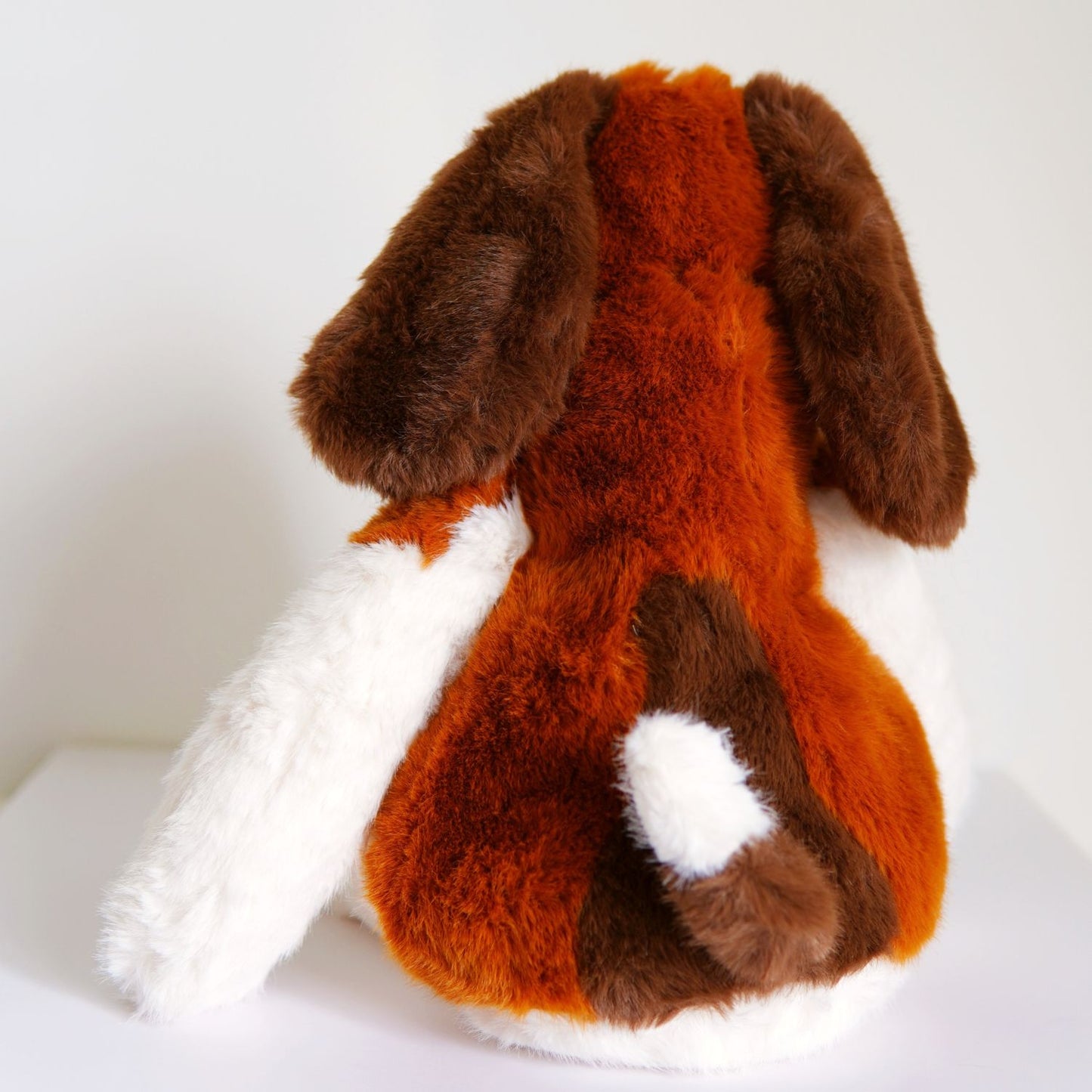 Brown & White Puppy Plushie