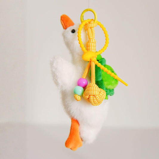 Duck & Turtle Snapping Charm
