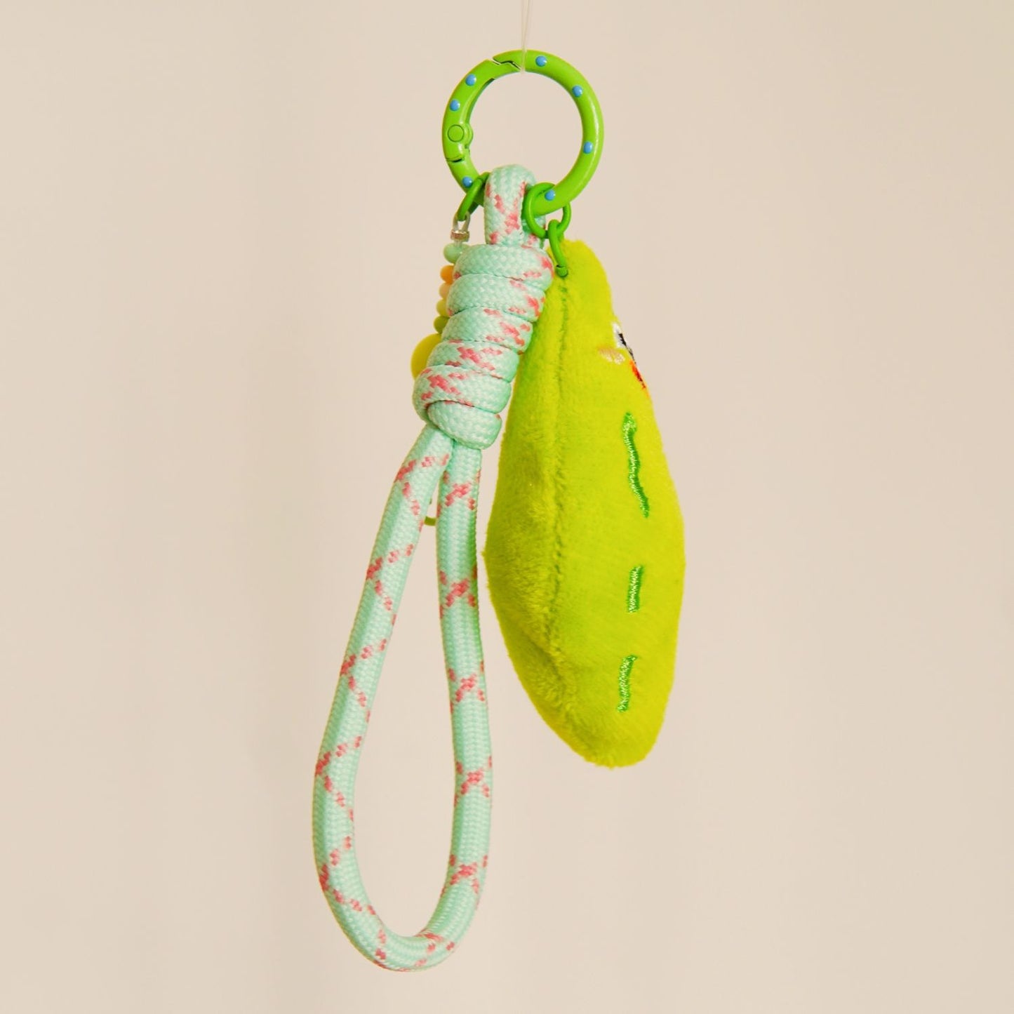 Ms Pea Squeaky Bag Charm