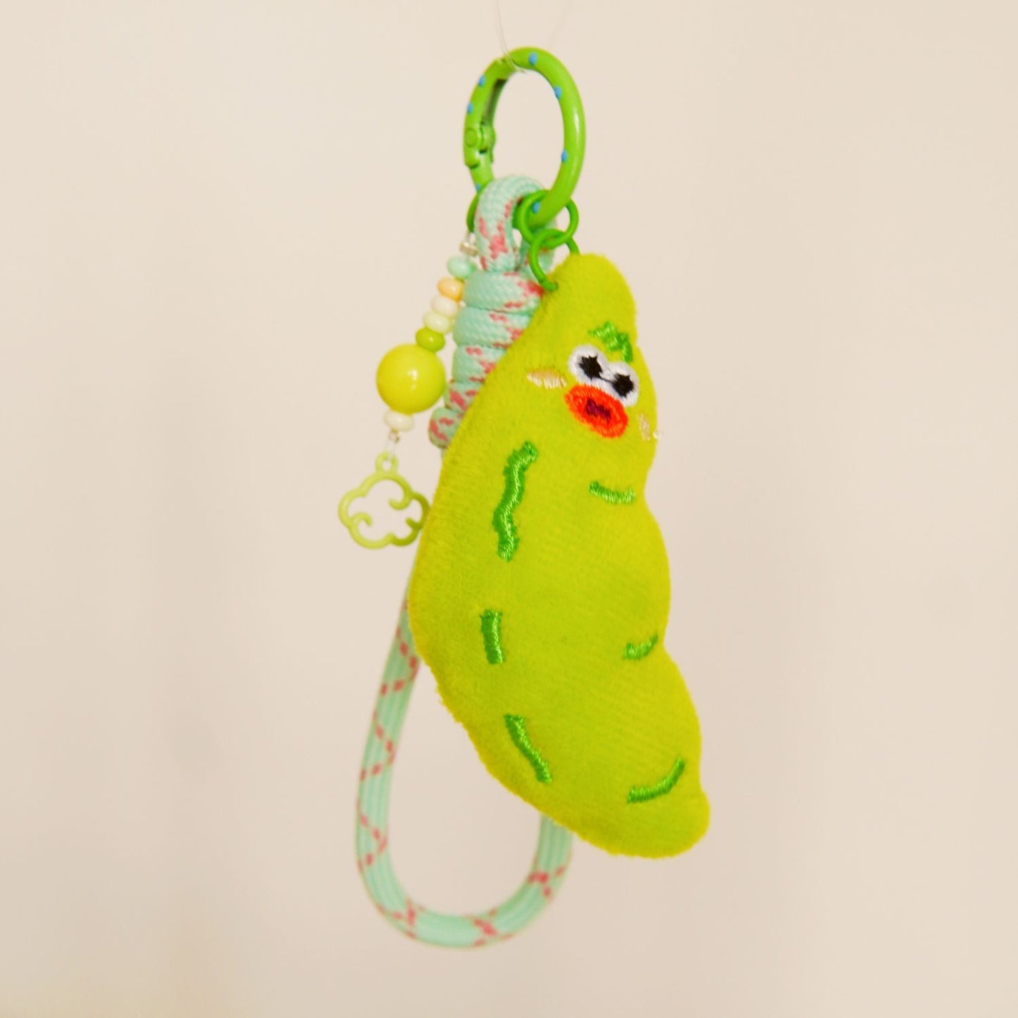 Ms Pea Squeaky Bag Charm