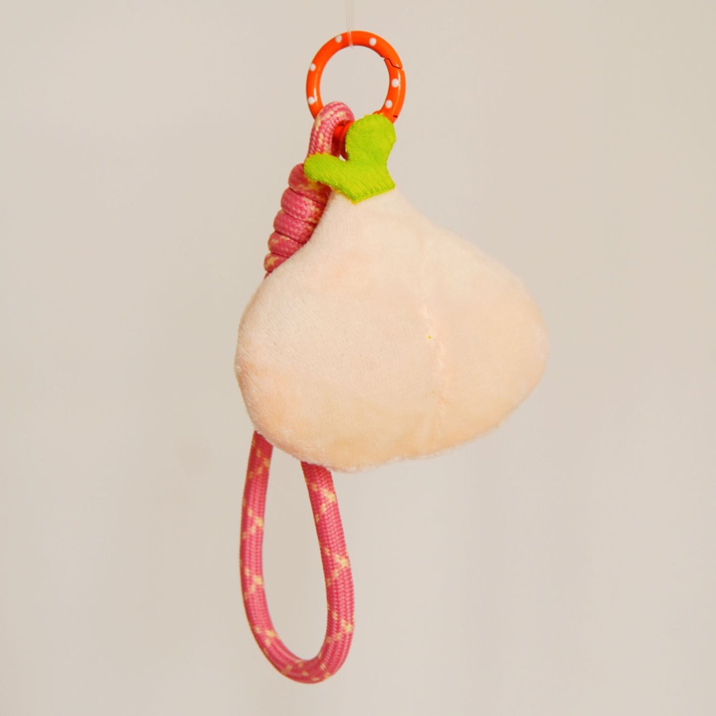 Mr Garlic Squeaky Bag Charm