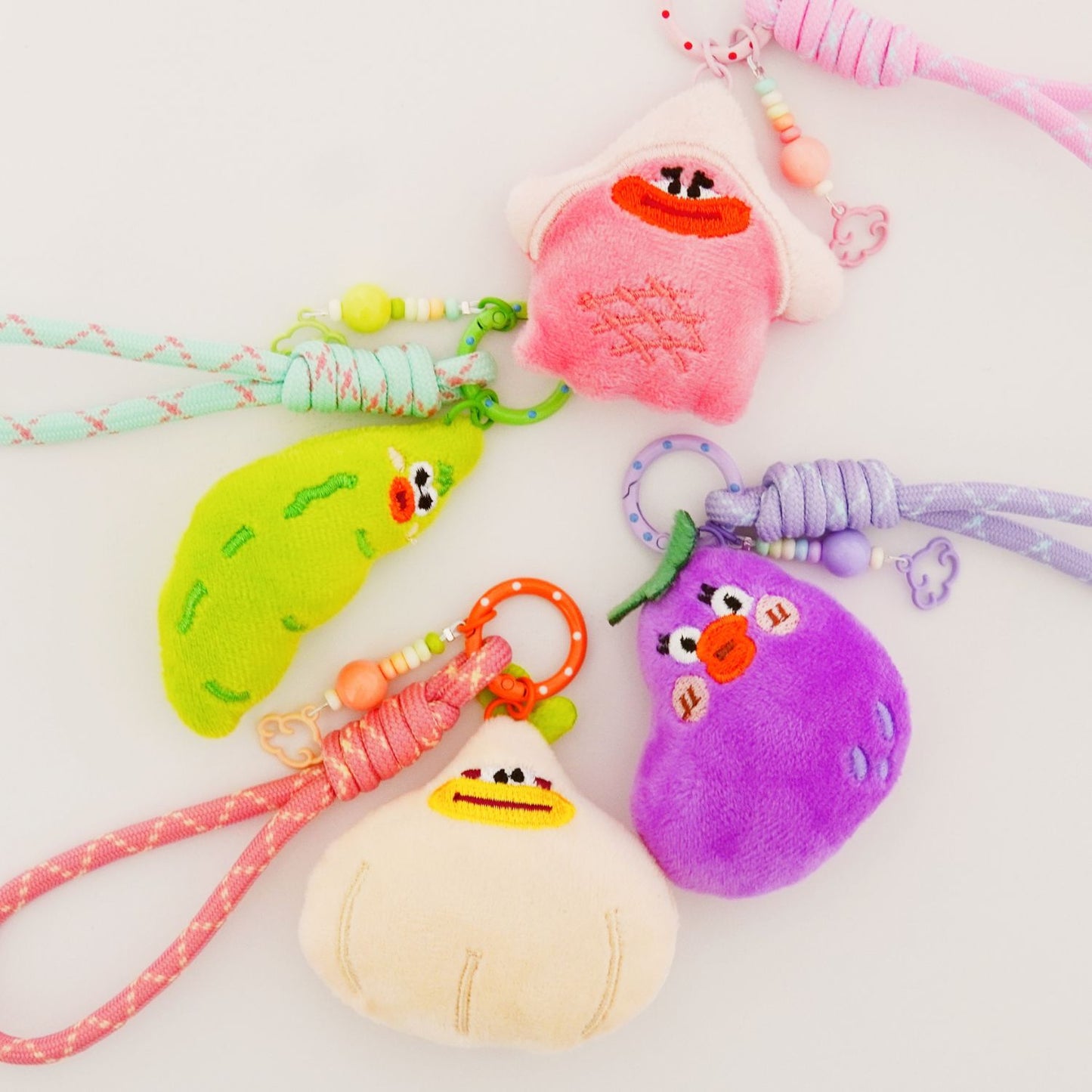Mr Garlic Squeaky Bag Charm