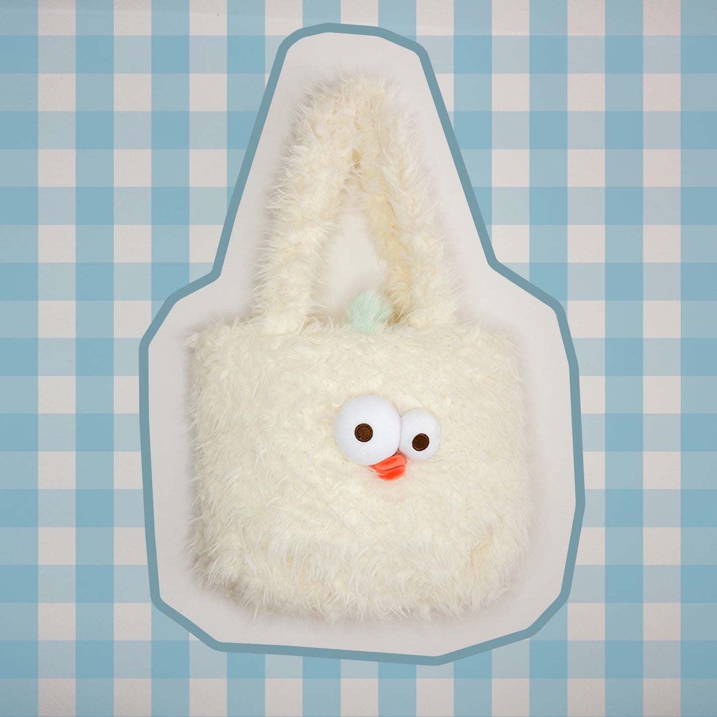 Fluffy White Chicken Tote 🐣